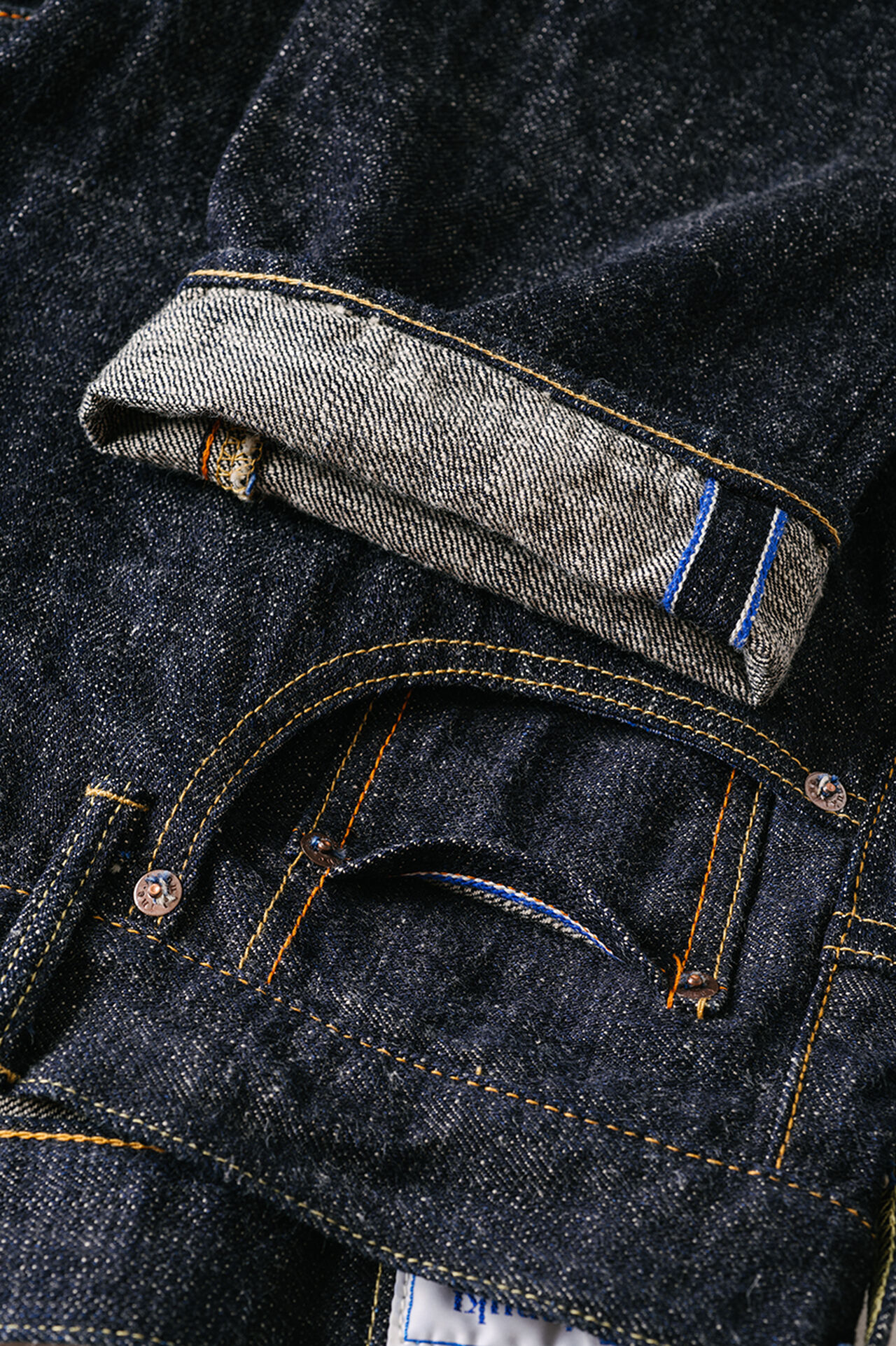 Z0830FU 14oz "FUUMA" Selvedge Street Tapered Jeans image number 10