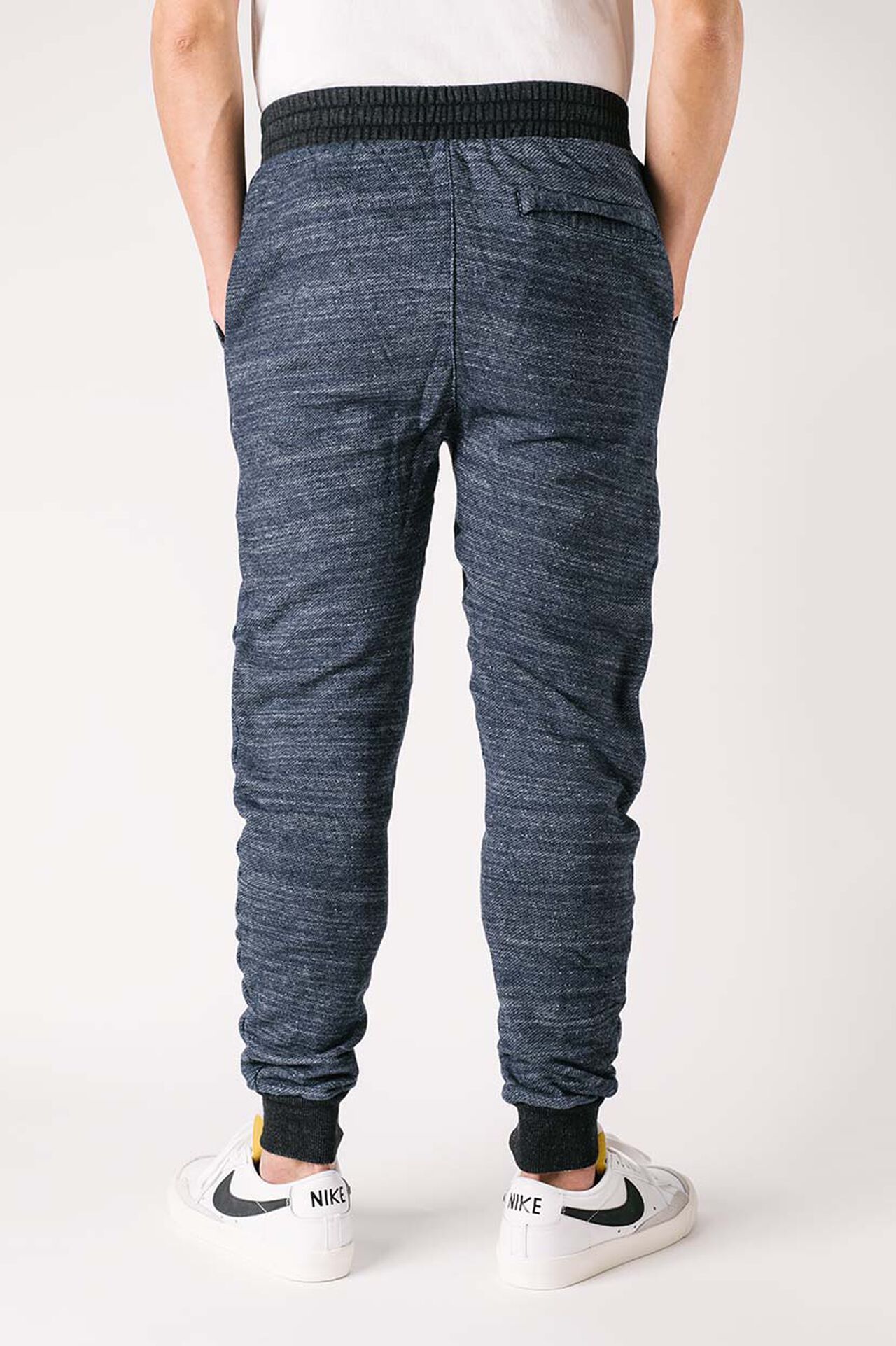 HY2348SO Loopback Indigo dyed "HAYATE" Sweatpants,, large image number 3