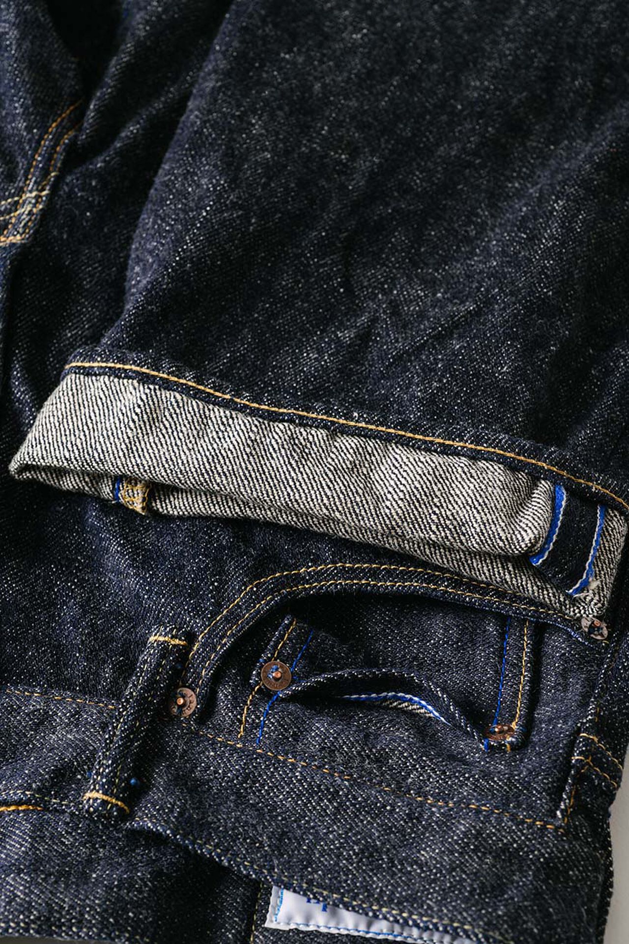 MI0805R
"Miyabi" 18.7oz Regular Straight Jeans,, large image number 8