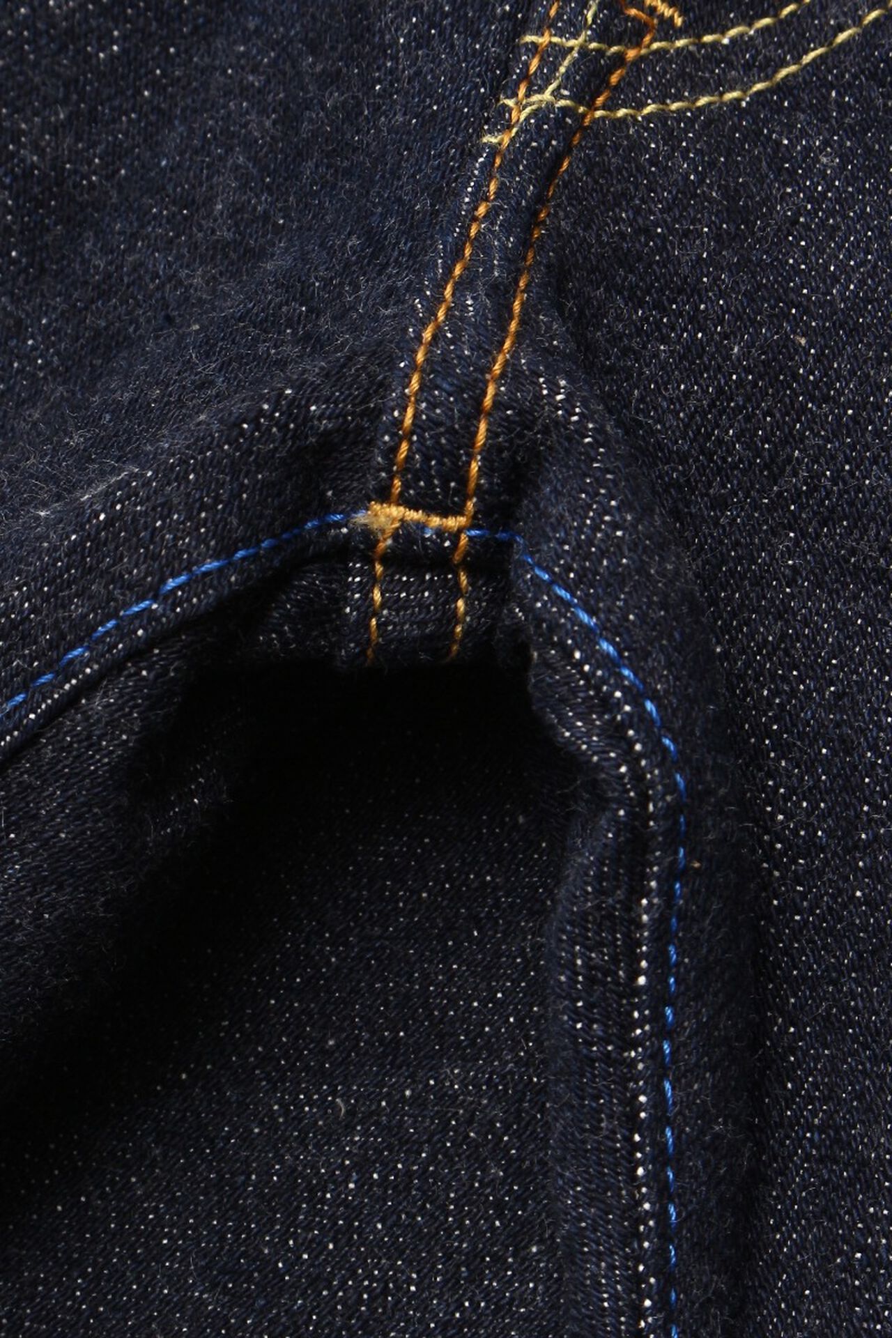 NST 16oz "SEN" ナチュラルインディゴテーパードジーンズ image number 10