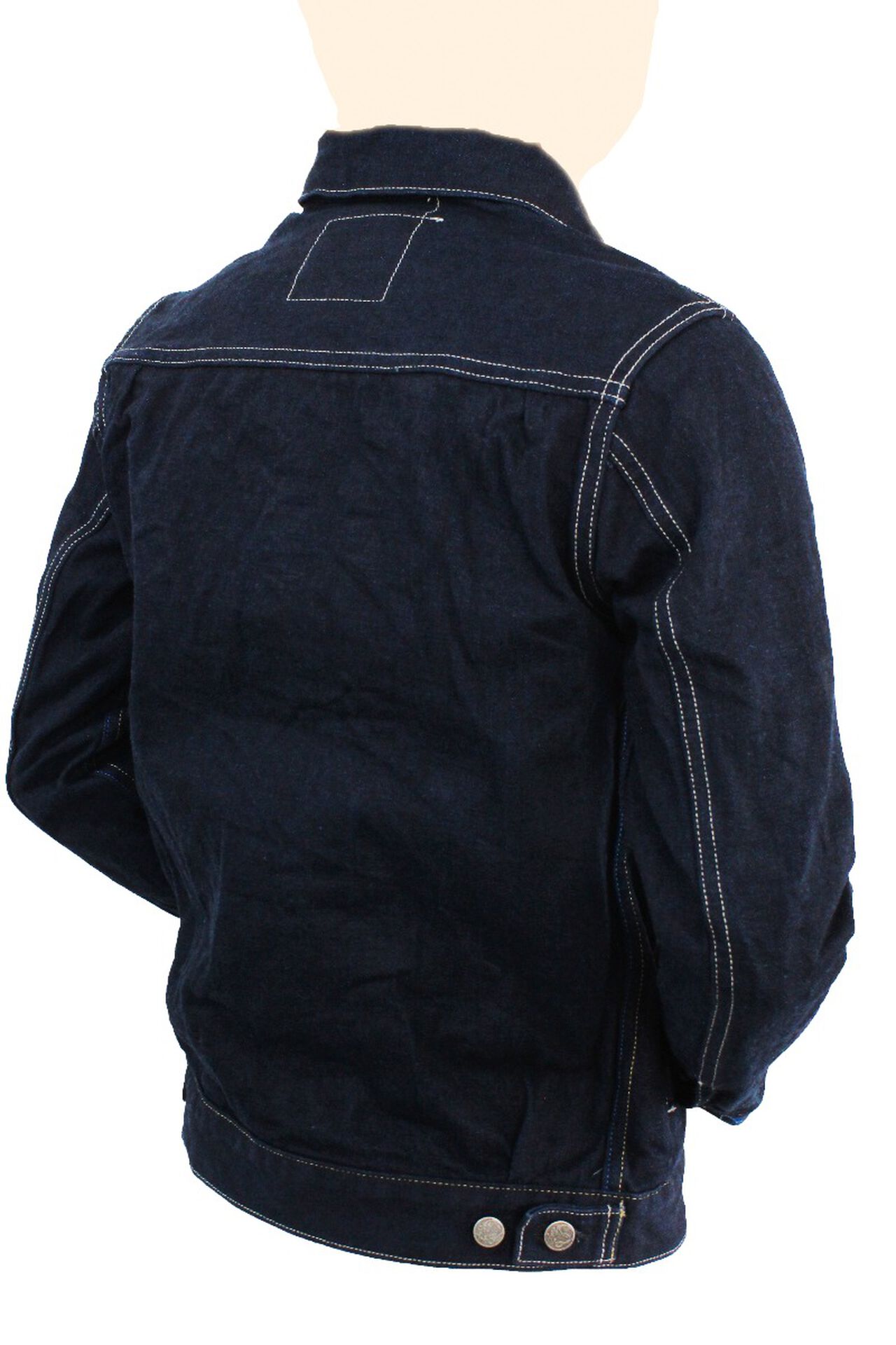 YUJKT2 16.5oz Natural Indigo "Yurai" 2nd type Jacket with handwarmers-46-One Wash,, large image number 11