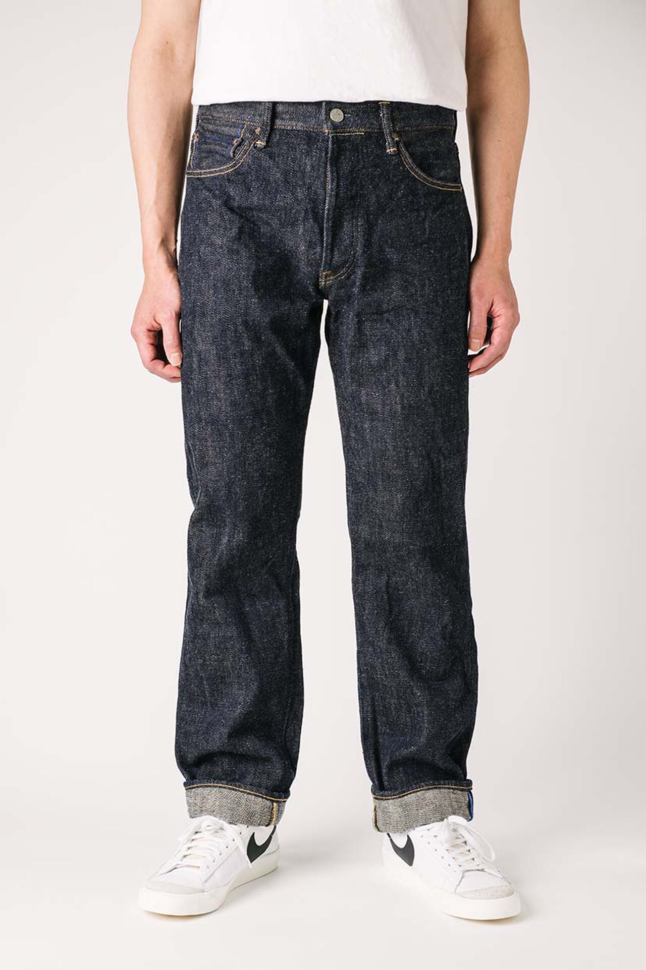 MI0805R
"Miyabi" 18.7oz Regular Straight Jeans,, large image number 0