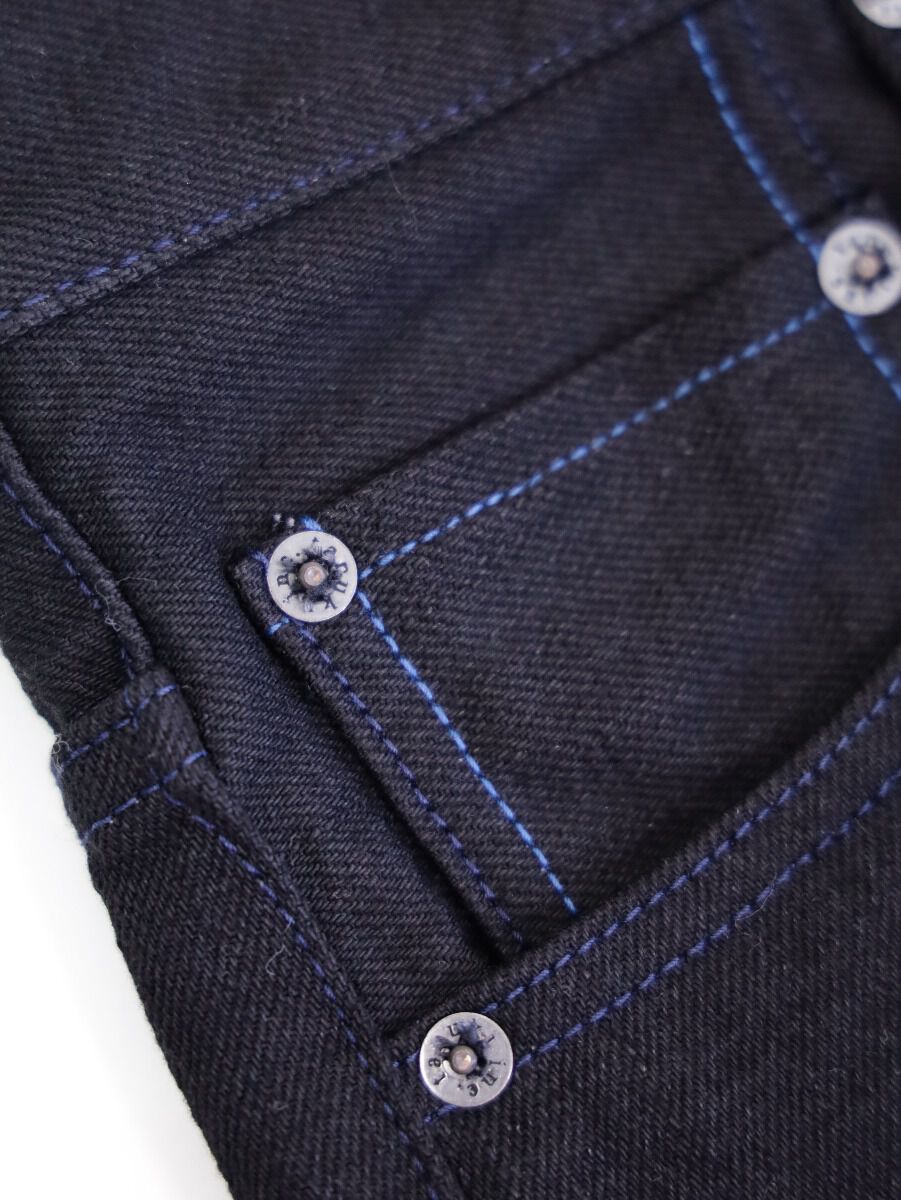 Buy BKHT 15.5oz Black Denim High Tapered for TWD 5715 | Tanuki