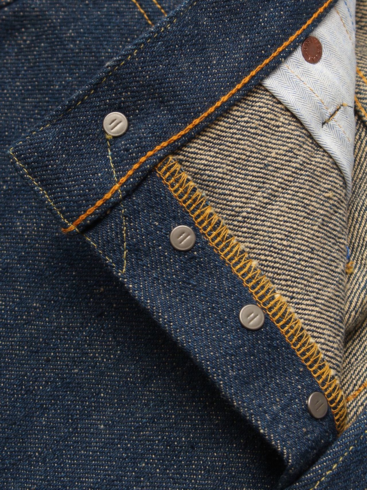 OTR ONI x TANUKI Collaboration 21.5oz Secret Denim Regular Jeans-One Wash-32,, large image number 4