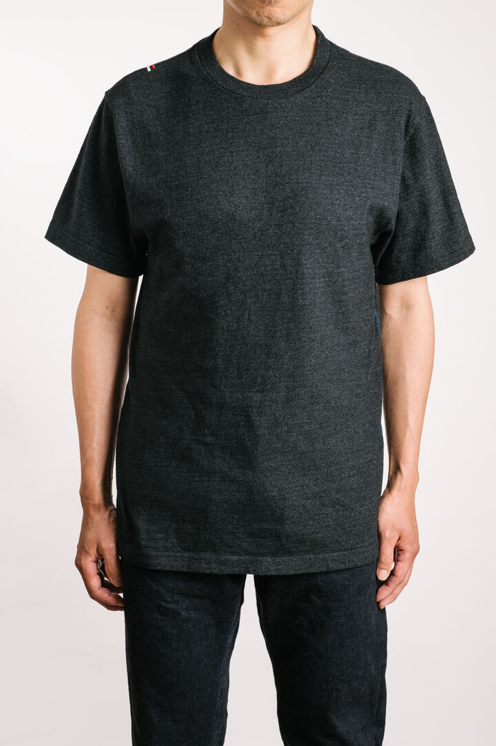 GY8714S HEAVY BLACK T-SHIRT (NATURAL SUMI INK DYE)