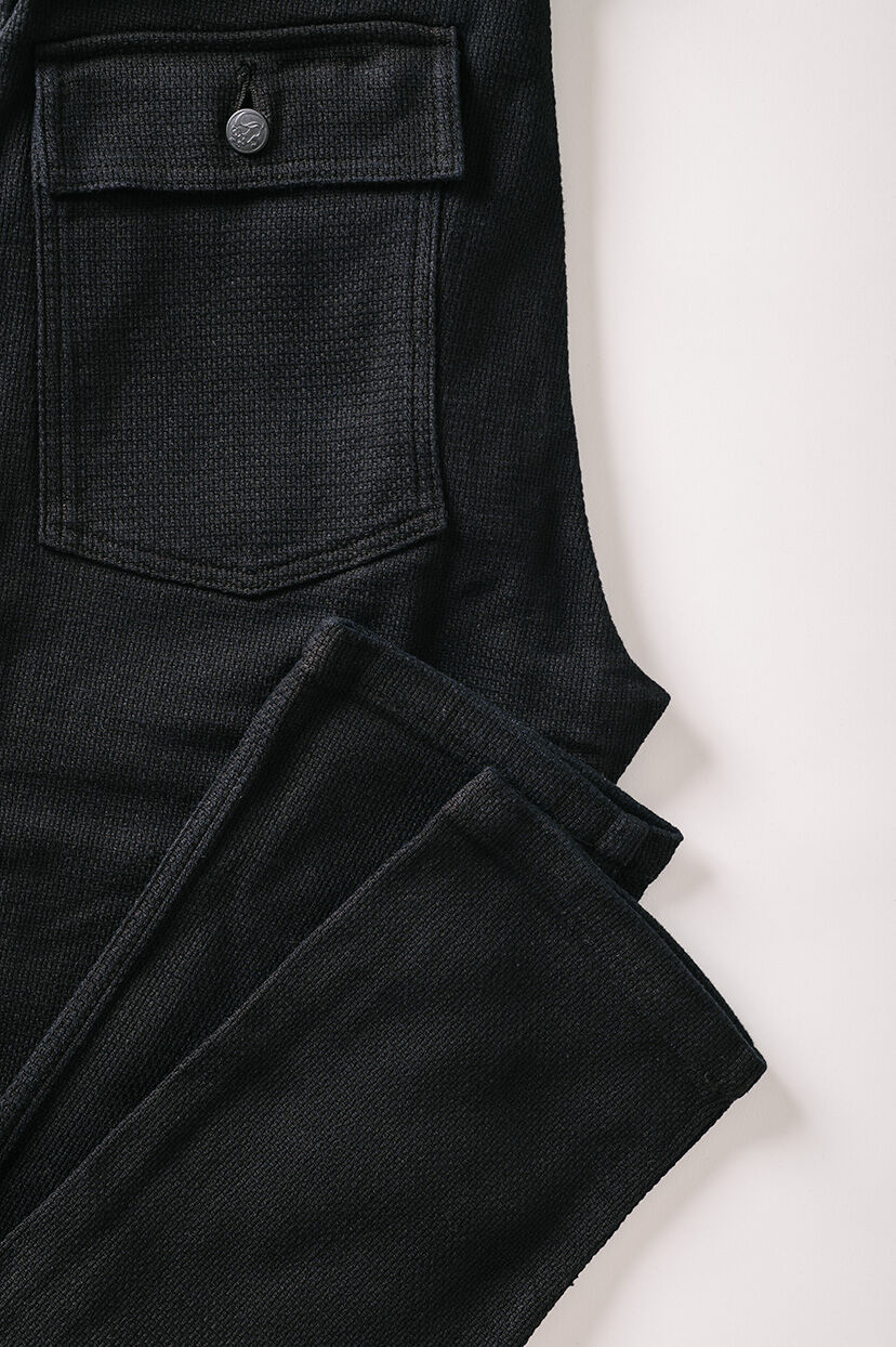Buy Tanuki x Graph Zero Sumi Overdye Sashiko Ulitlity Pants for