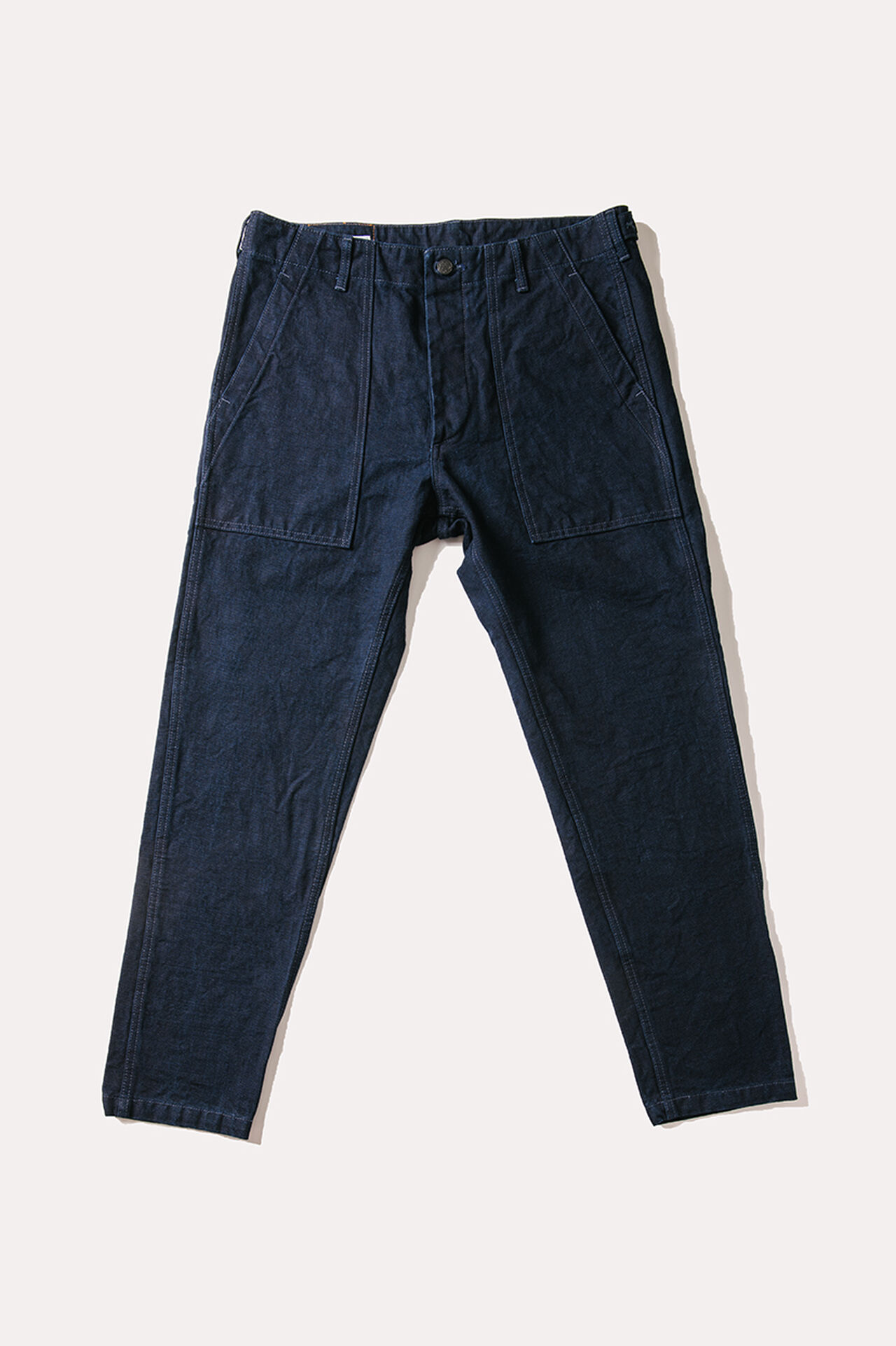 YO0905BKRID 25OZ UTILITY INDIGO PANTS image number 6