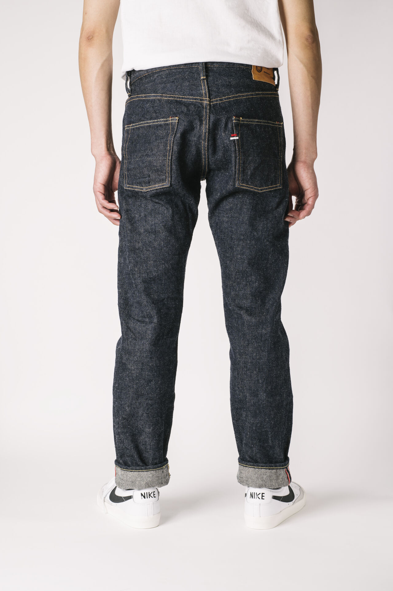 OTHT ONI x TANUKI コラボレーション 21.5oz シークレットデニムハイライズテーパードジーンズ,, large image number 2