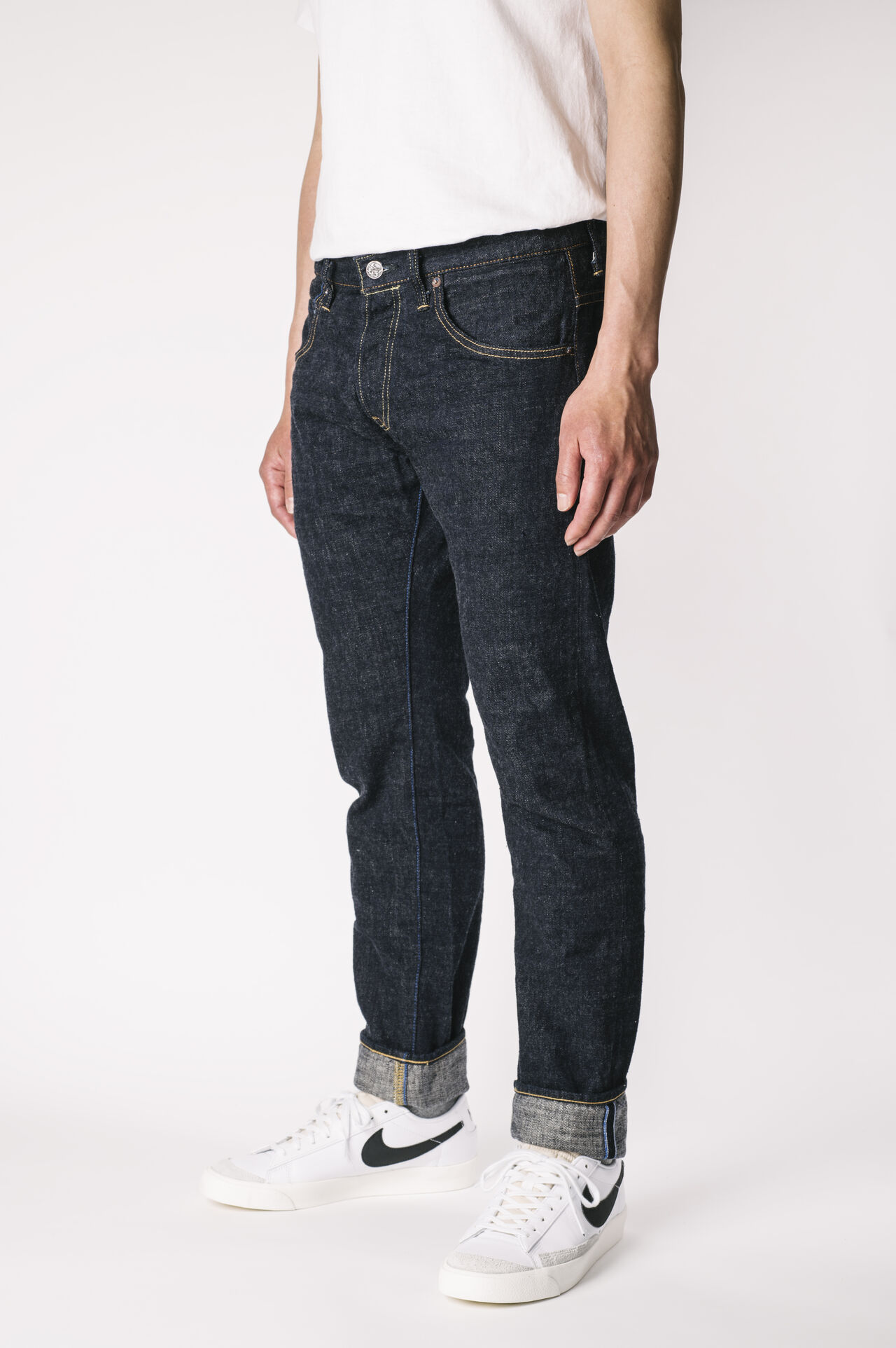 TT 12.5oz "天 (Ten)" Tapered Jeans image number 3