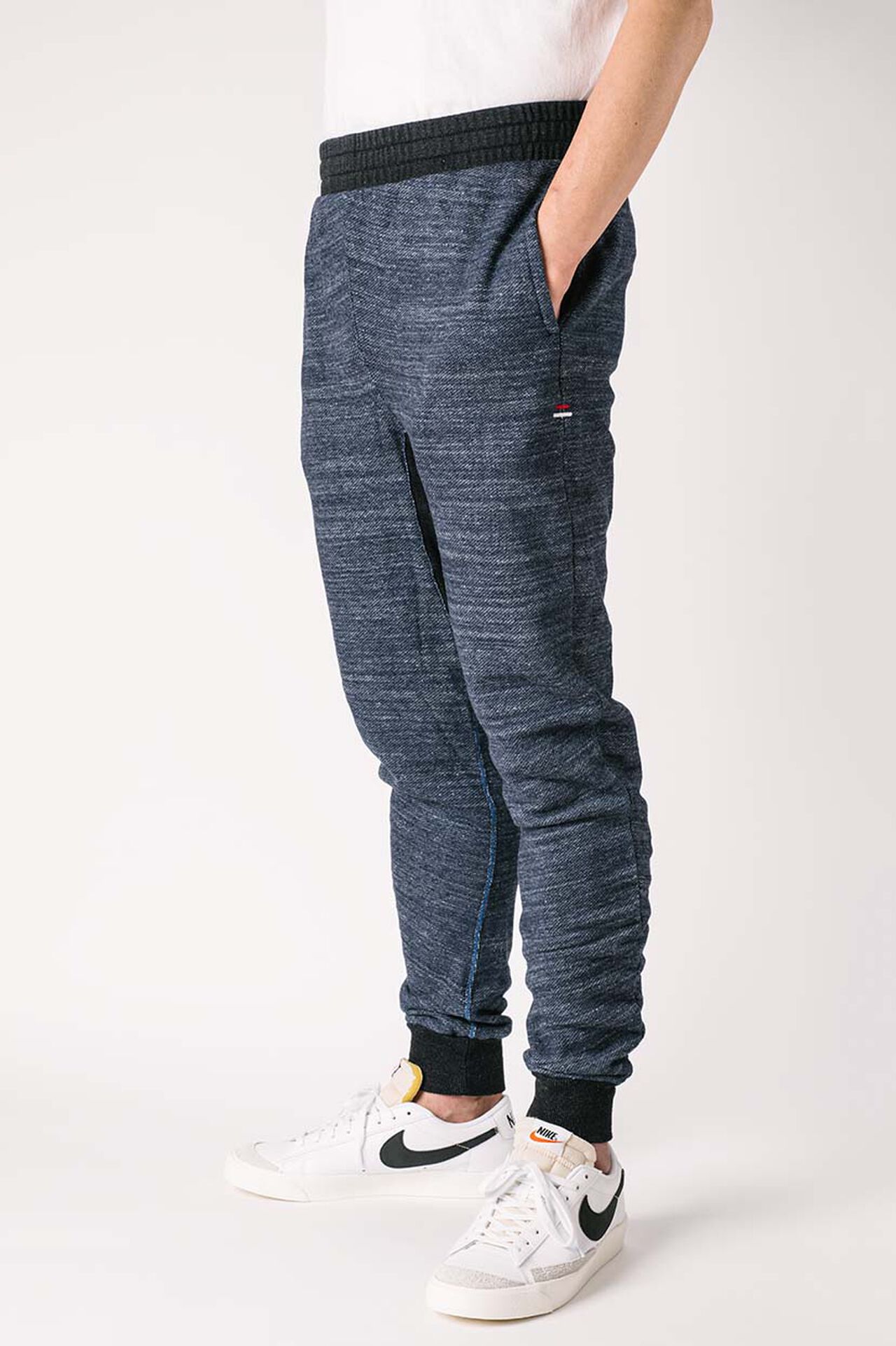 HY2348SO Loopback Indigo dyed "HAYATE" Sweatpants,, large image number 1