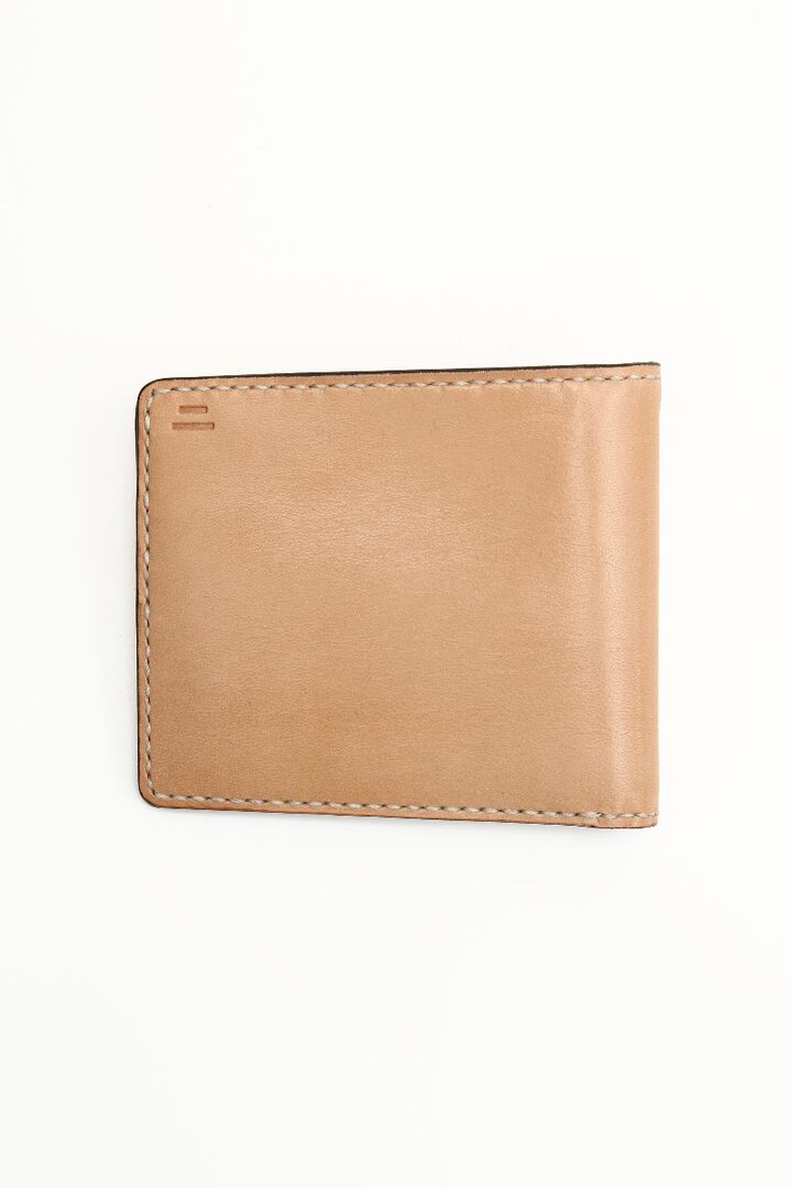 Saddle Short Wallet without Coin Pocket (NATURAL)⇥