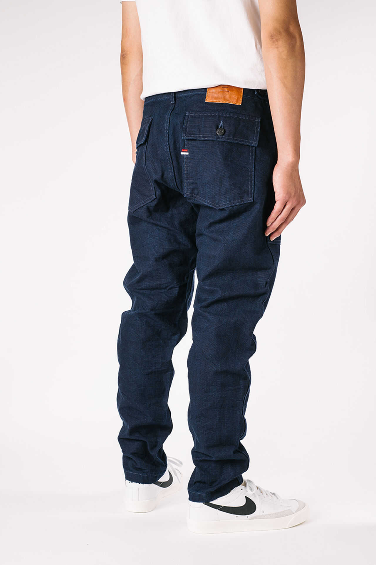 YO0905BKRID 25OZ UTILITY INDIGO PANTS,, large image number 4