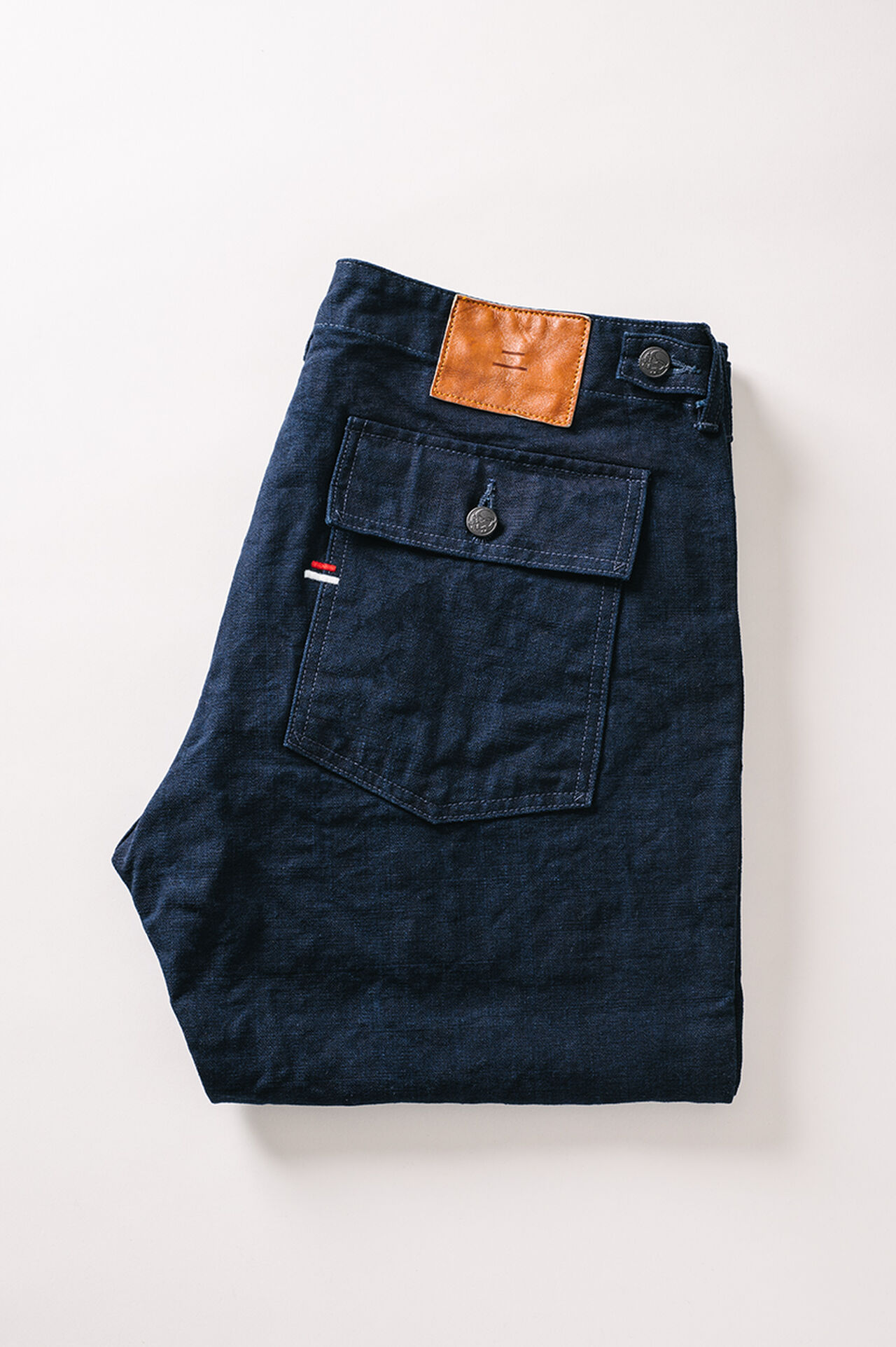 YO0905BKRID 25OZ UTILITY INDIGO PANTS image number 14