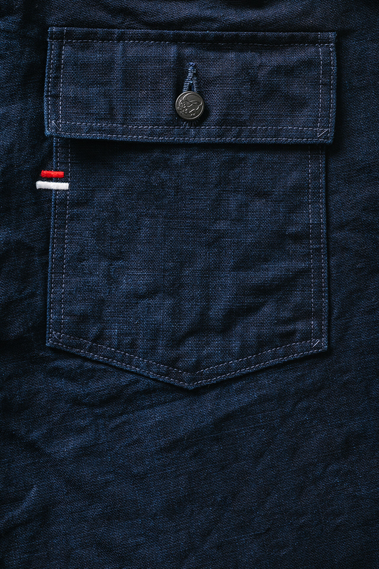 YO0905BKRID 25OZ UTILITY INDIGO PANTS image number 10