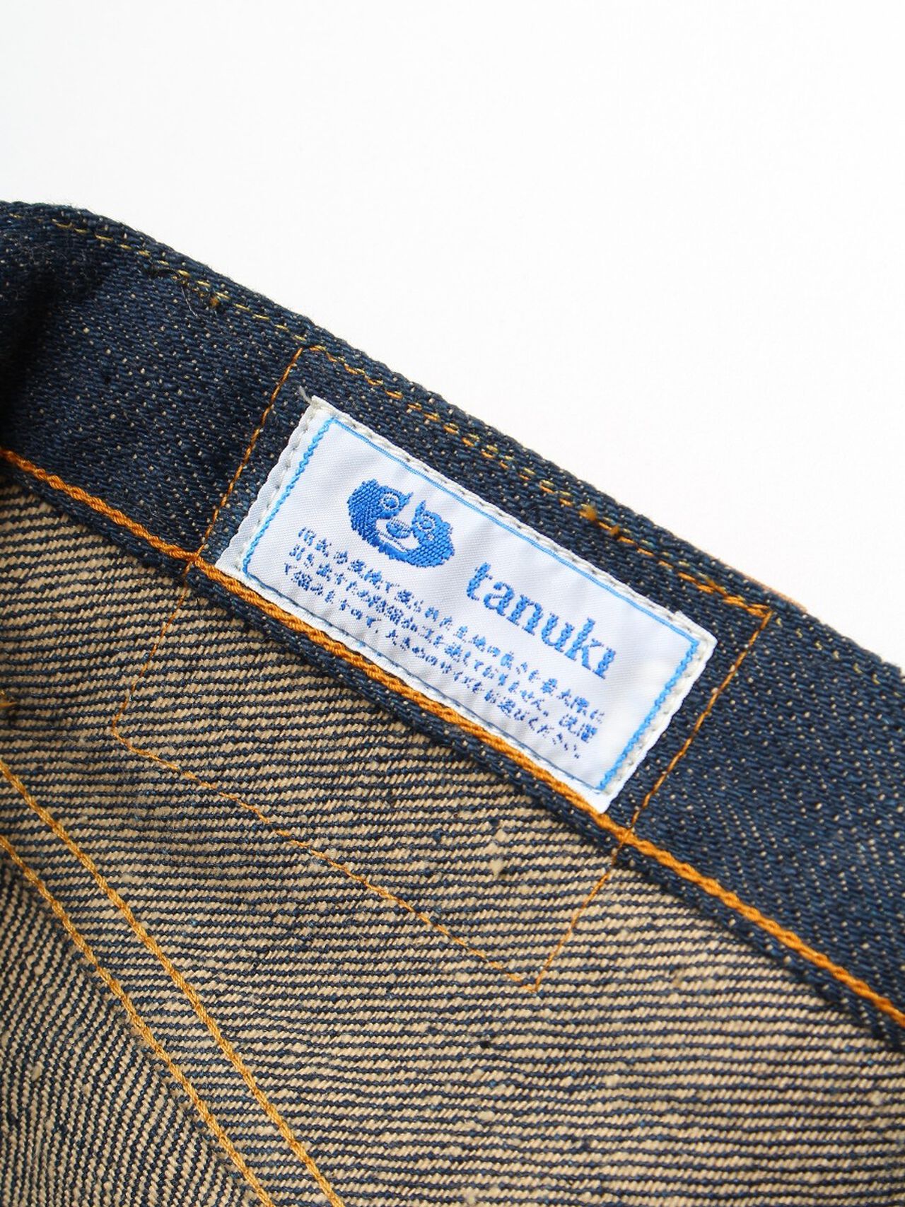 OTR ONI x TANUKI Collaboration 21.5oz Secret Denim Regular Jeans-One Wash-32,, large image number 13
