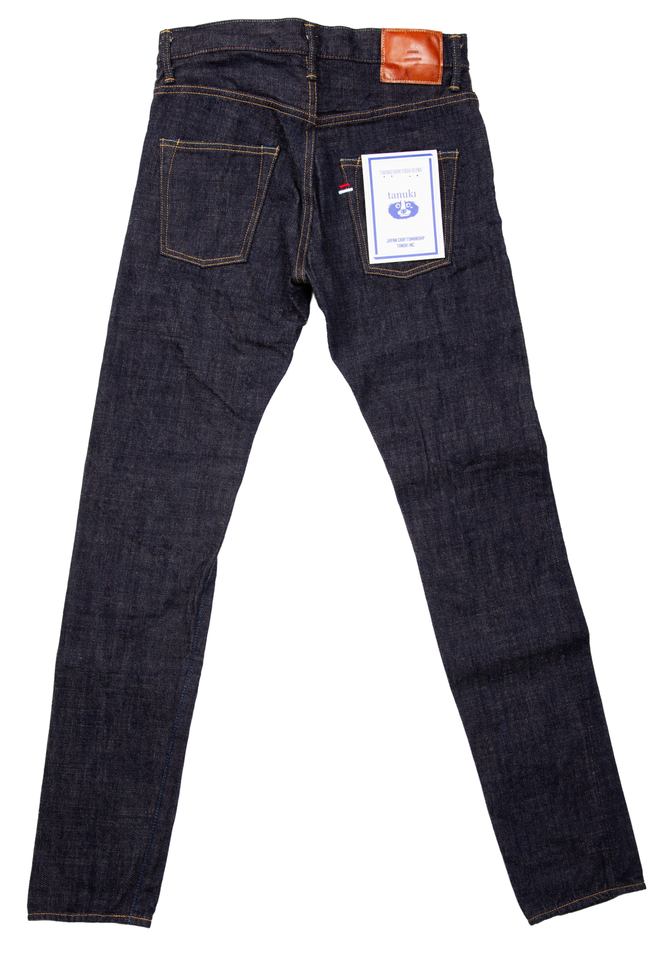【BAON】Tsukkou banding ribbon denim pants Buy ZBHT 15oz