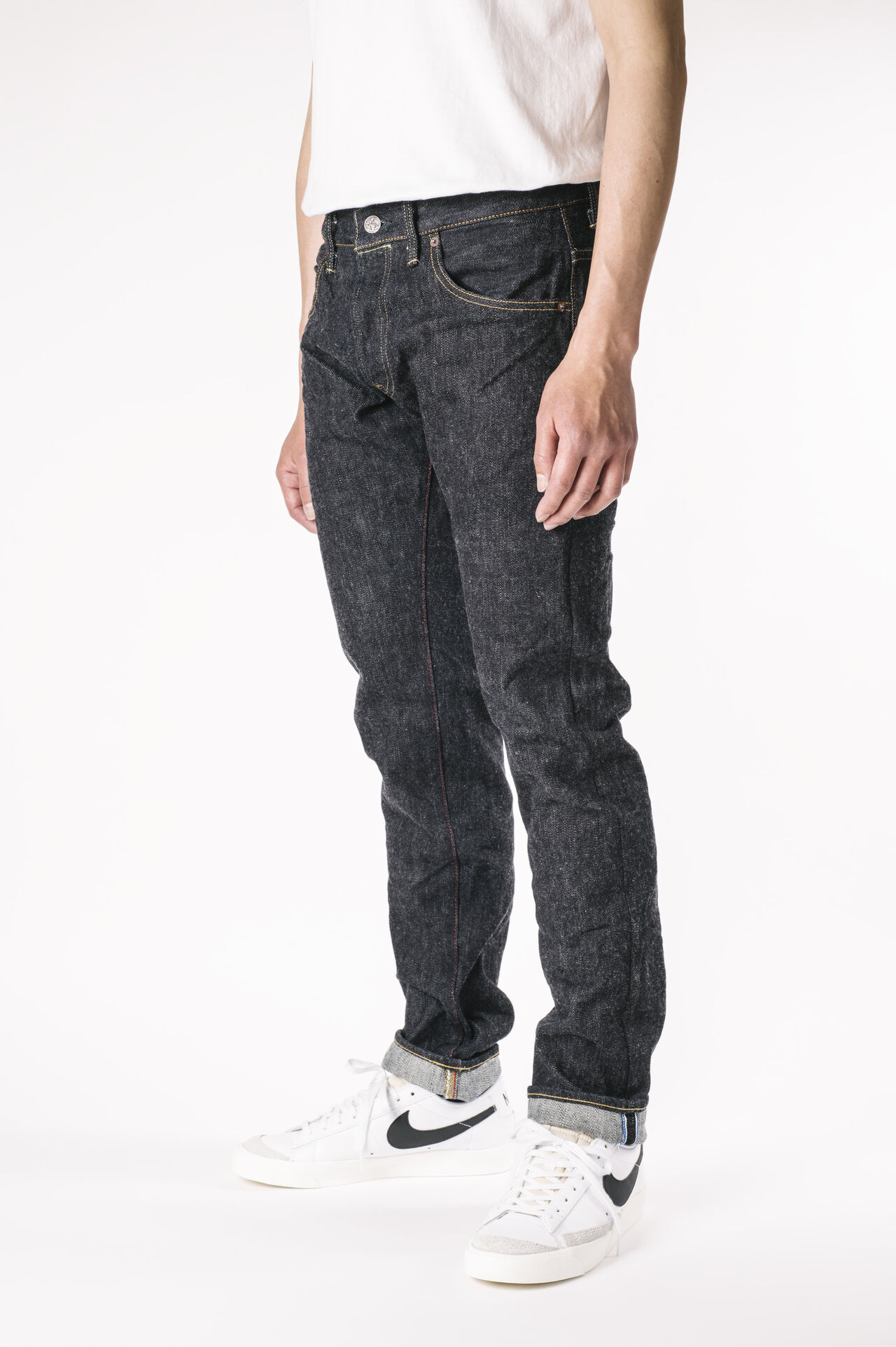 RCT 16.5OZ Red Cast Tapered Jeans image number 3