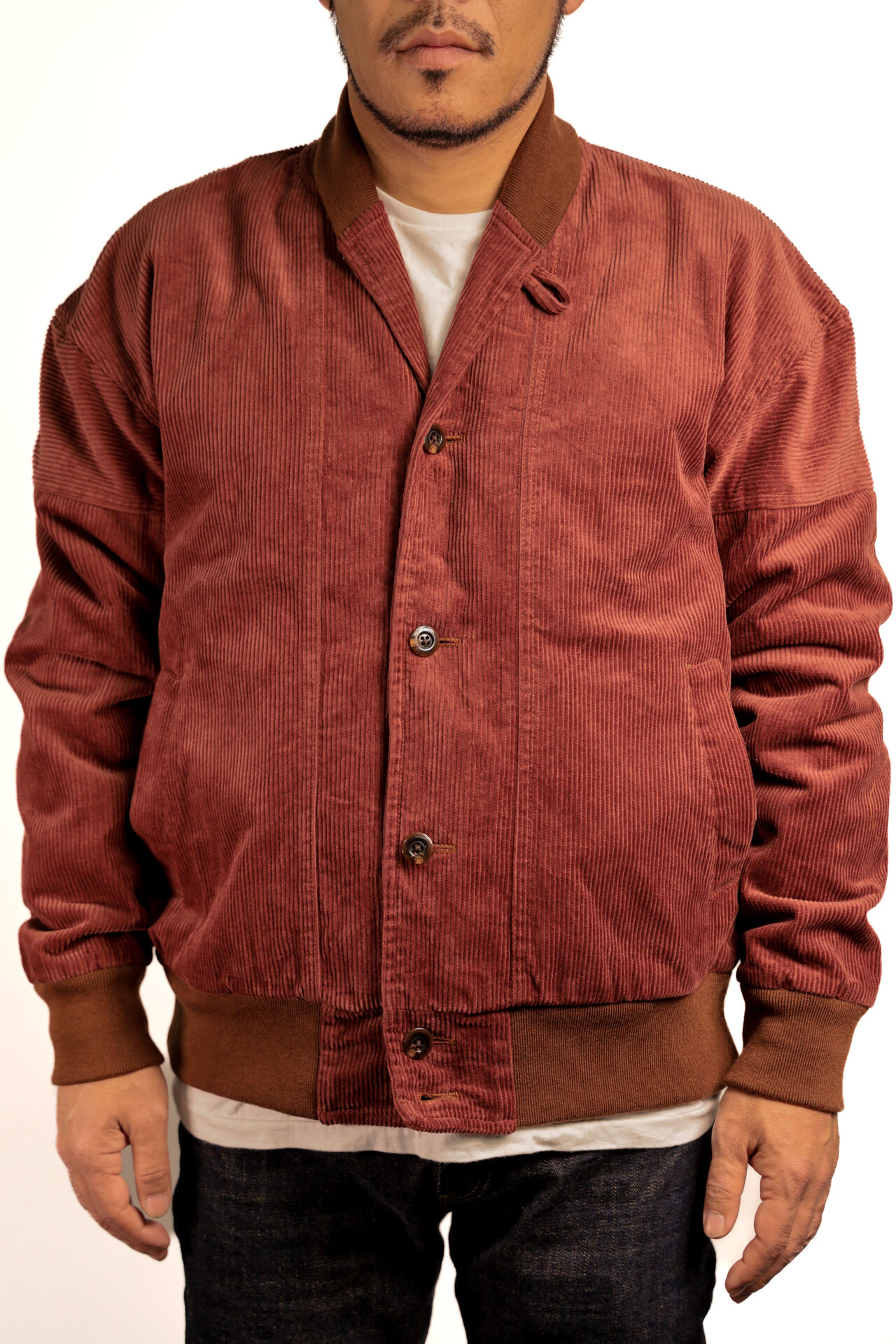 TNK501SZA "Sazanami" Corduroy Jacket (Brown),, large image number 0