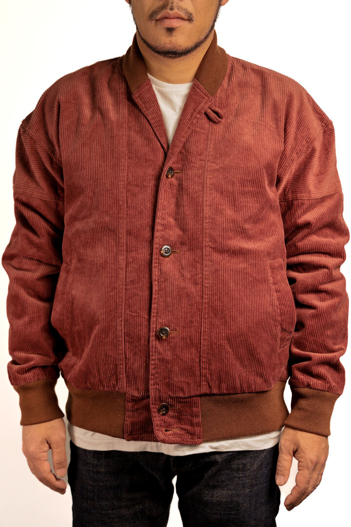 TNK501SZA "Sazanami" Corduroy Jacket (Brown)