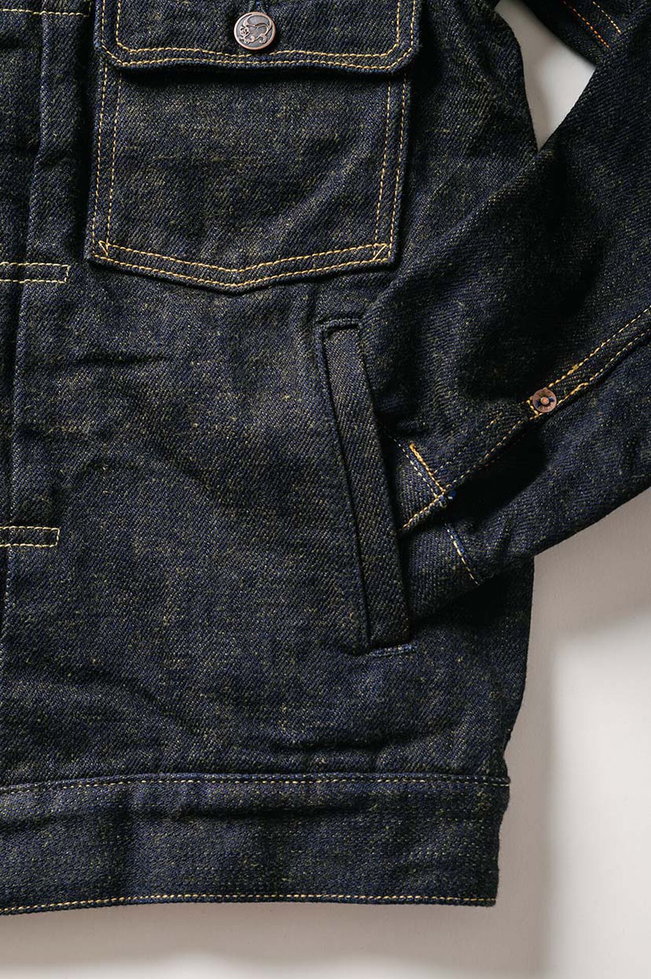 HKJKT2 19.5oz "Heavy Kusaki" ハンドウォーマー付2ndタイプジャケット,, large image number 6