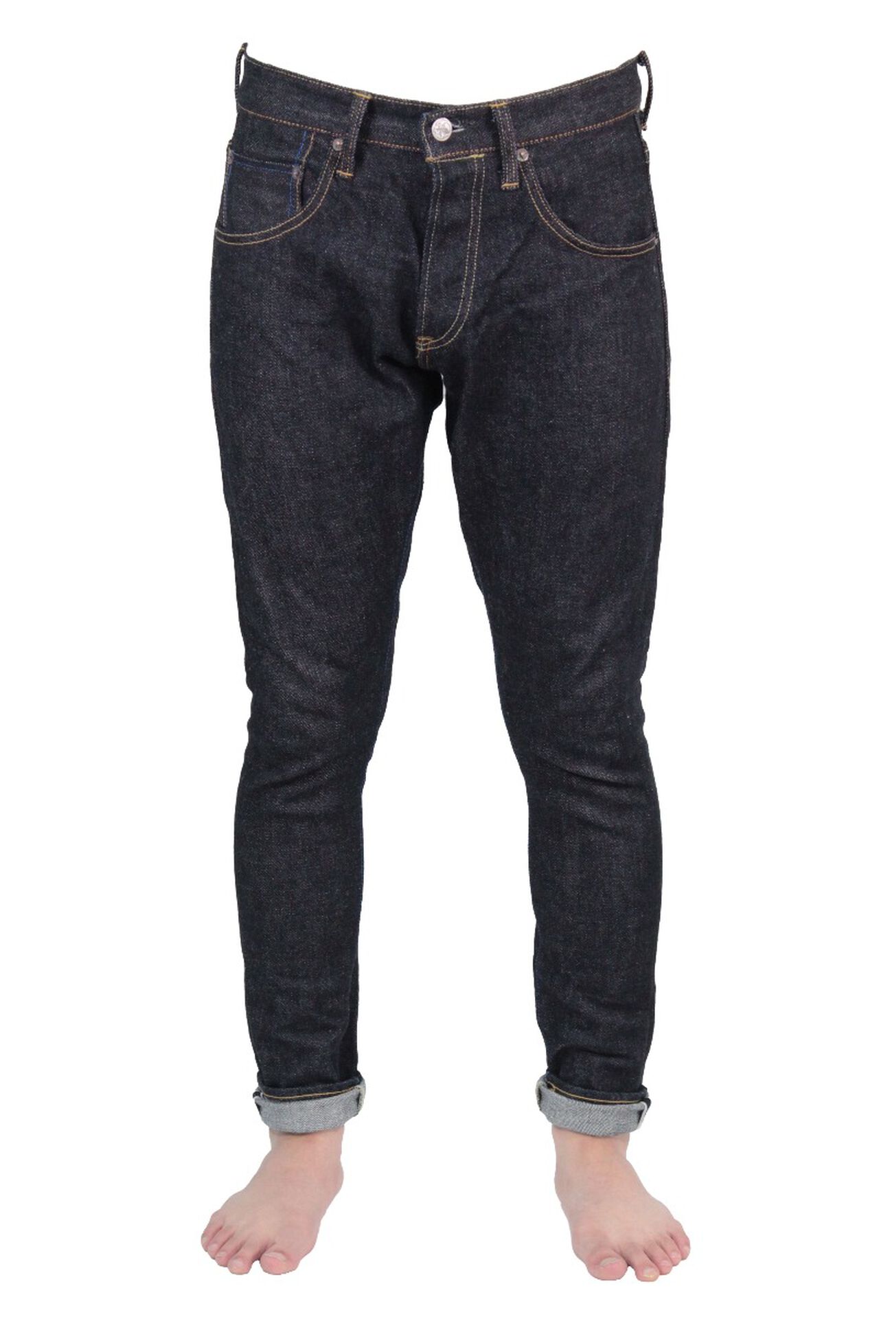 rSFU 15.5oz "FUUMA" Retro Sen Selvedge Street Tapered Jeans image number 0