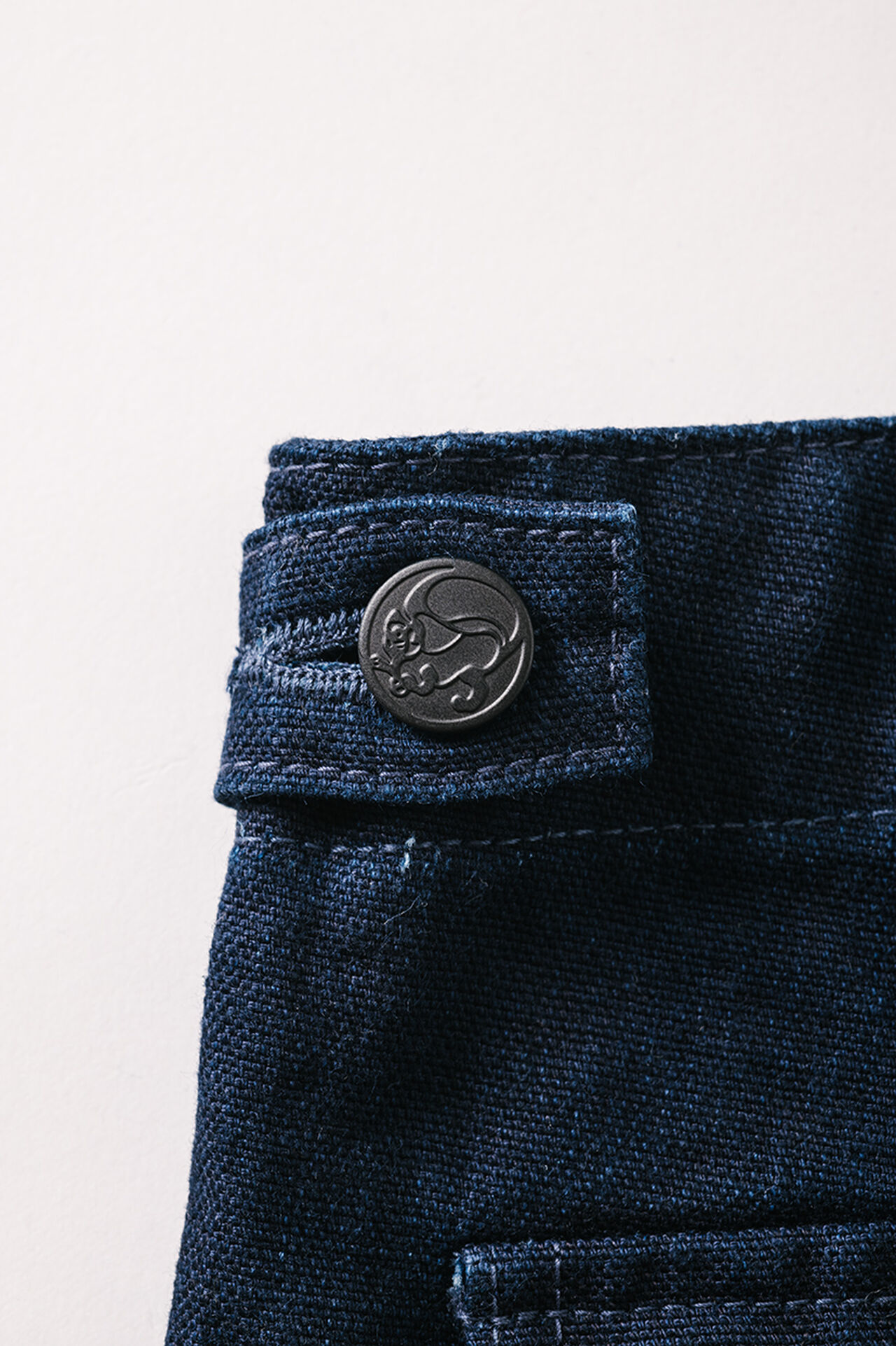 YO0905BKRID 25OZ UTILITY INDIGO PANTS image number 9