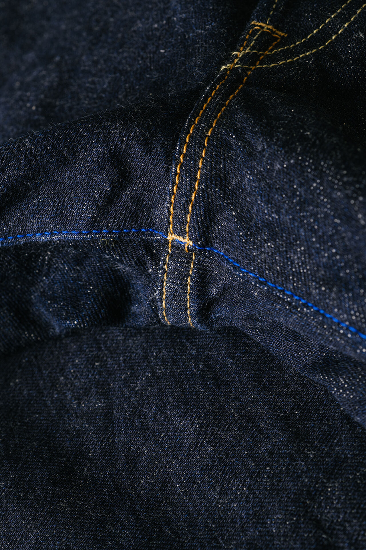 NHT 16.5oz "Natural Indigo" High Tapered Jeans,, large image number 10