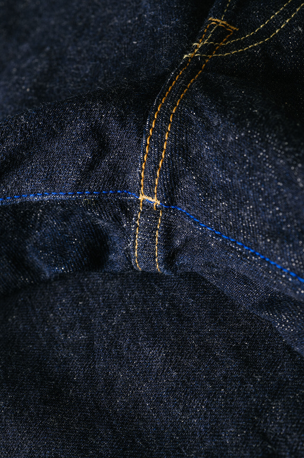 NHT 16.5oz "Natural Indigo" High Tapered Jeans image number 10