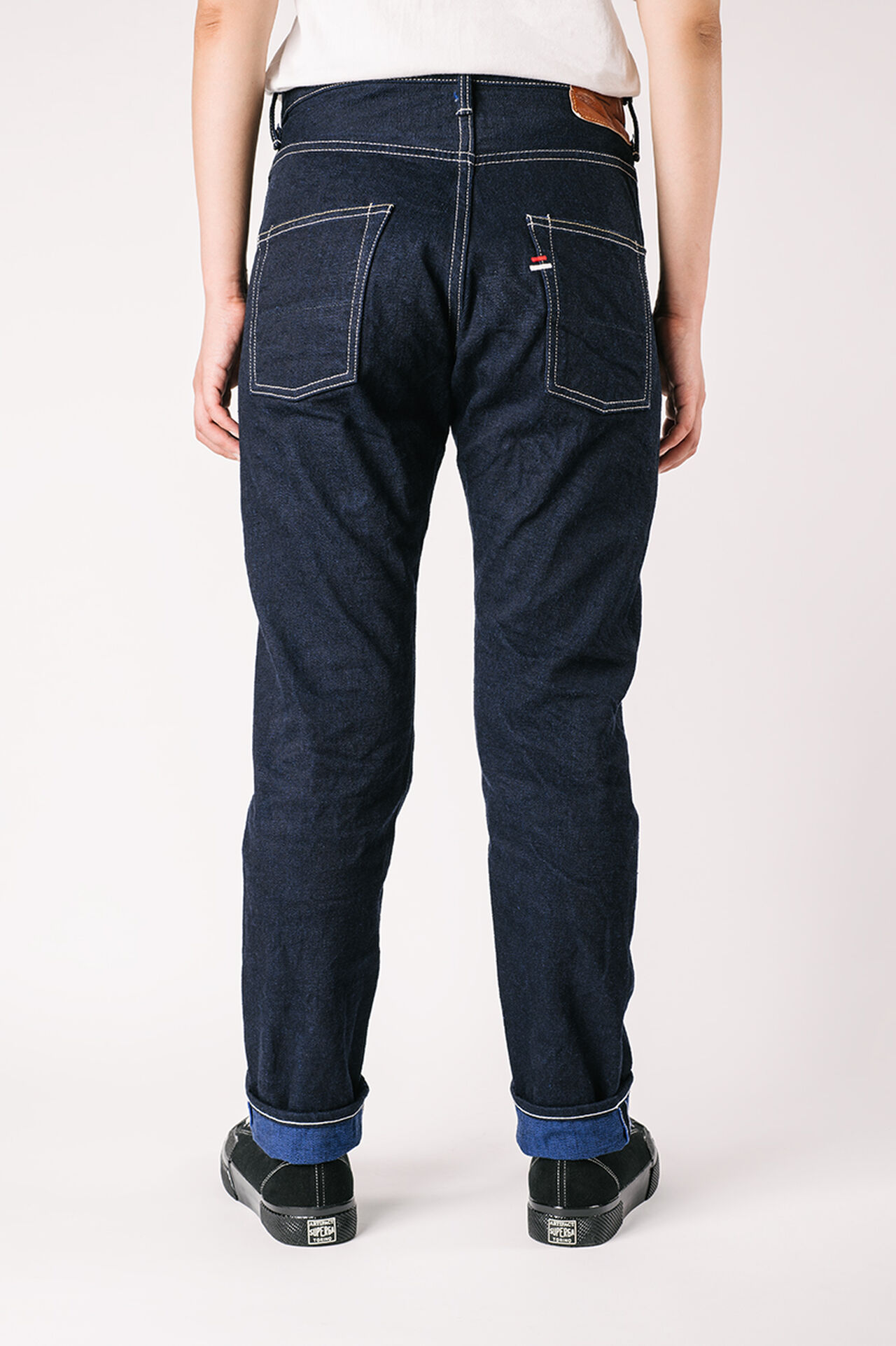 YUHT 16.5oz Natural Indigo "Yurai" High Tapered Jeans,, large image number 2