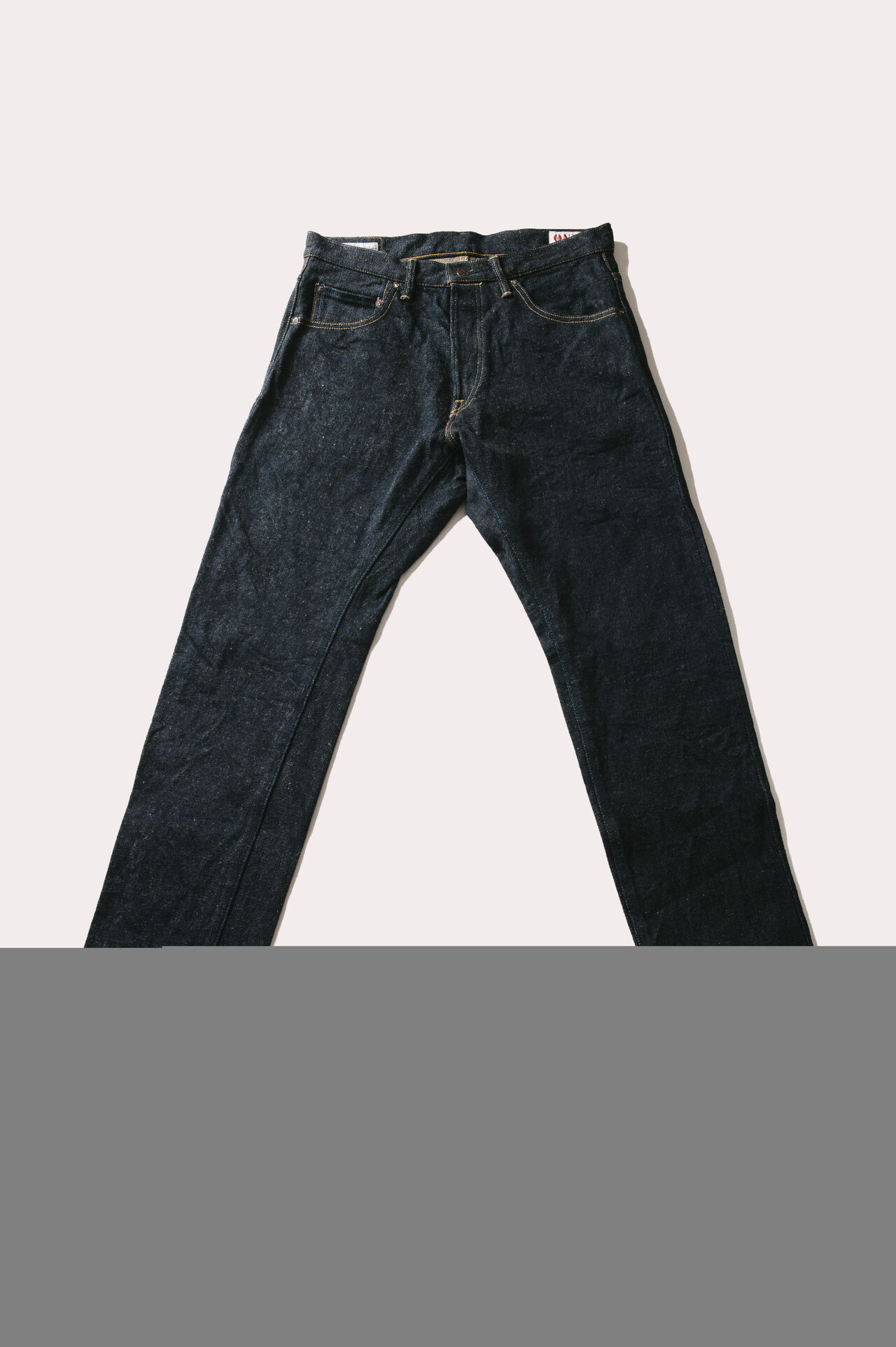 OTHT ONI x TANUKI Collaboration 21.5oz Secret Denim High Rise Tapered Jeans image number 5