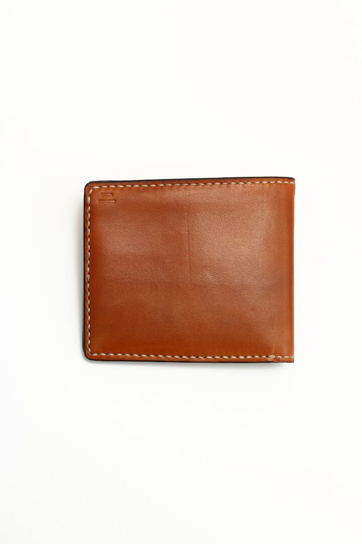 Saddle Short Wallet without Coin Pocket (BROWN)