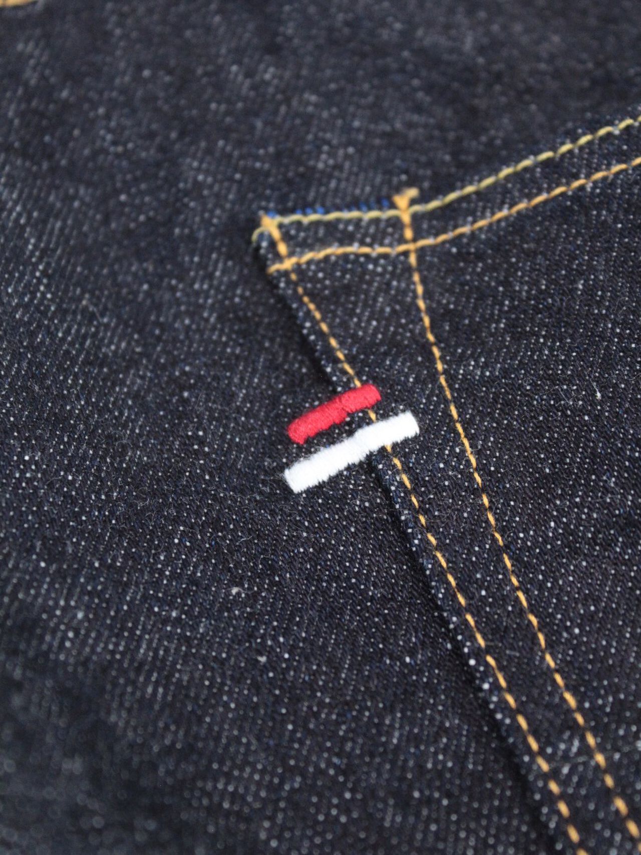 rSFU 15.5oz "FUUMA" Retro Sen Selvedge Street Tapered Jeans image number 8