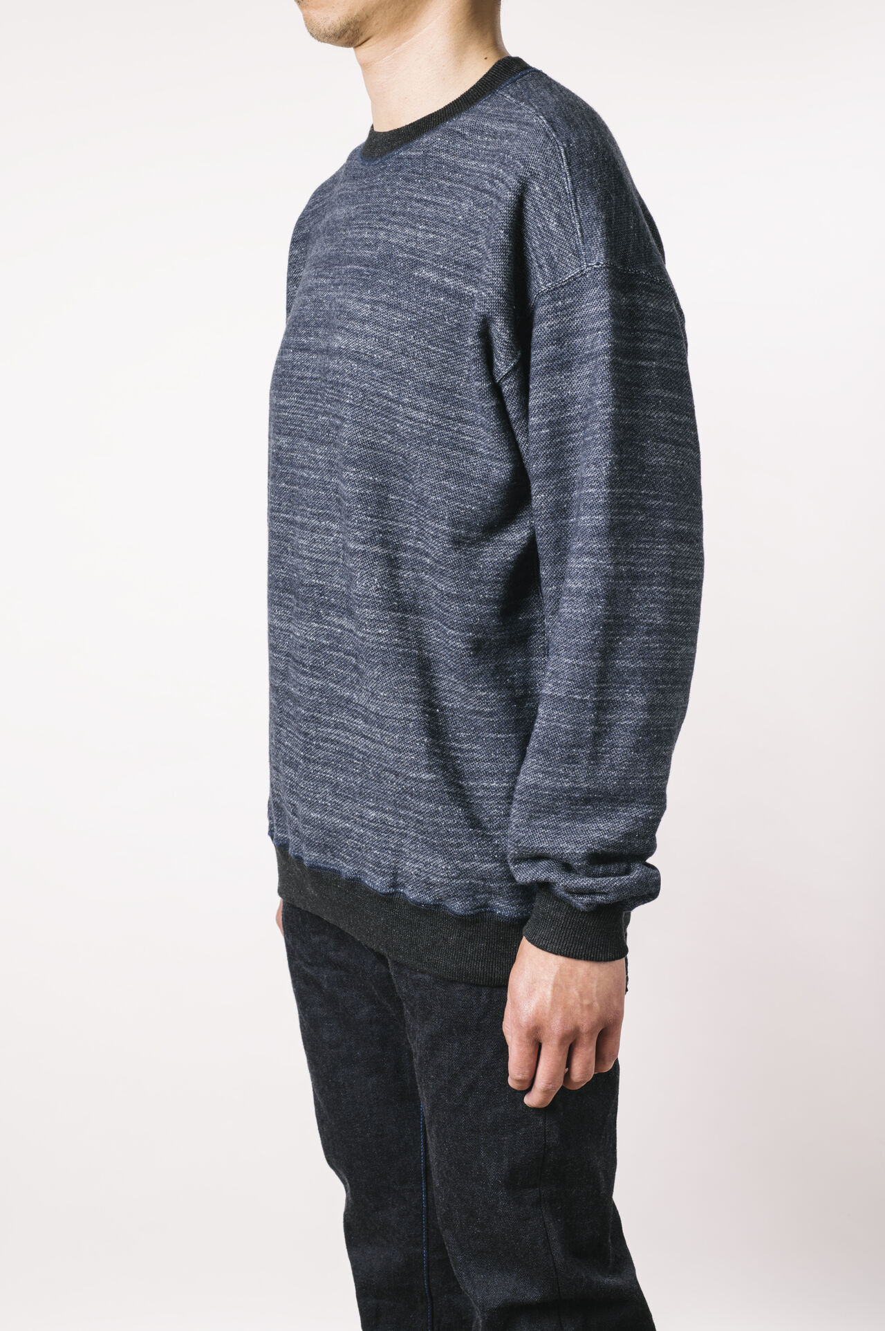 HY1716K "KUON" Indigo Sweatshirt image number 3