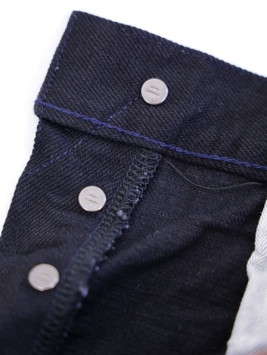 Buy BKHT 15.5oz Black Denim High Tapered for USD 285.00 | Tanuki
