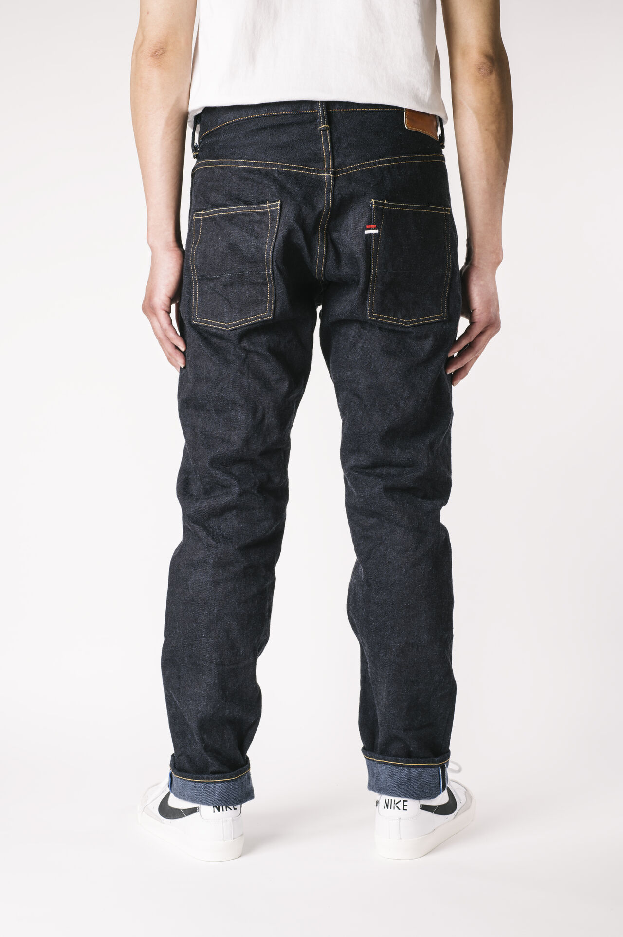 AMHT 15oz "AMAGUMO" ハイライズテーパードジーンズ,, large image number 1