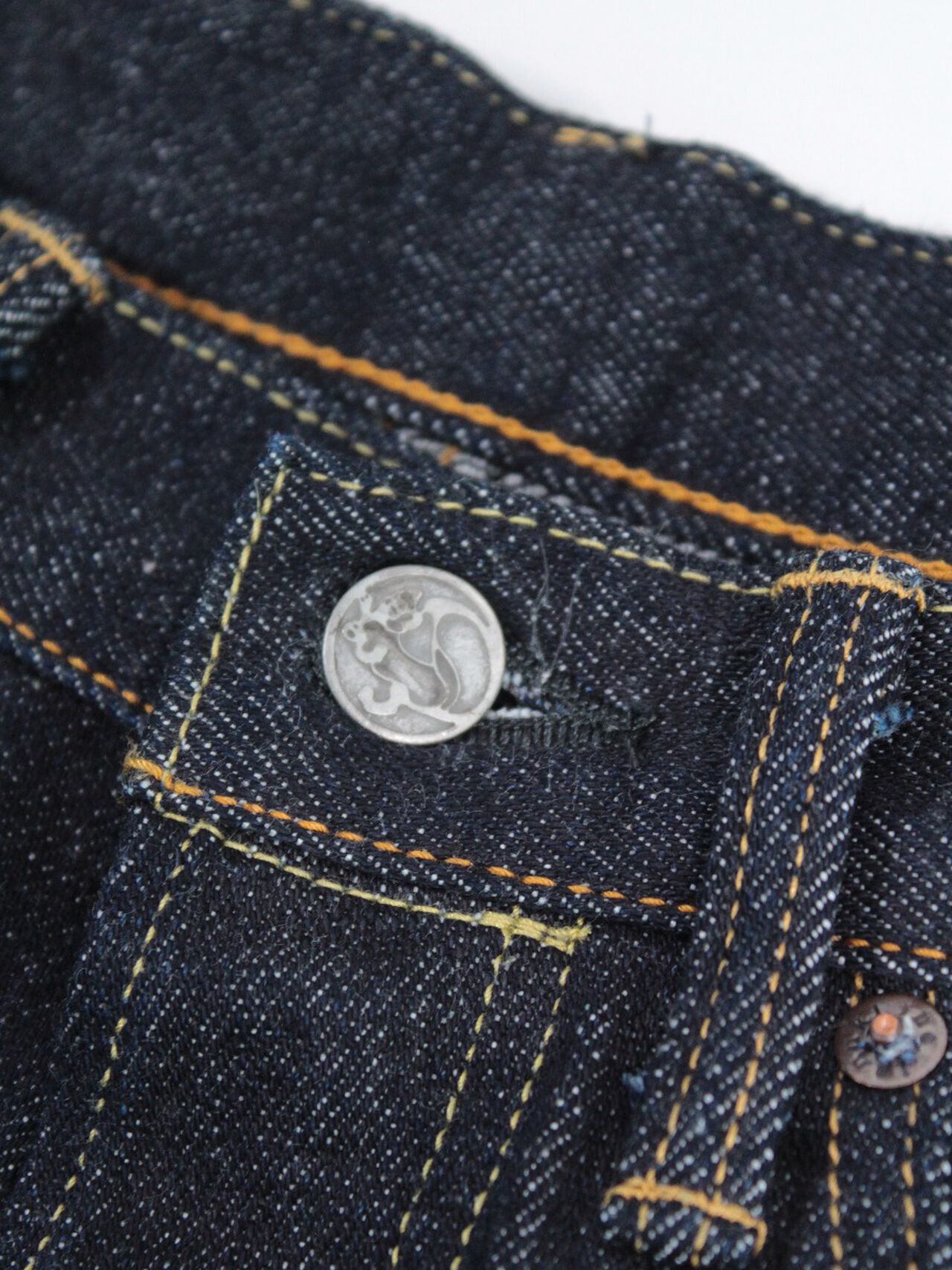 rSFU 15.5oz "FUUMA" Retro Sen Selvedge Street Tapered Jeans image number 3
