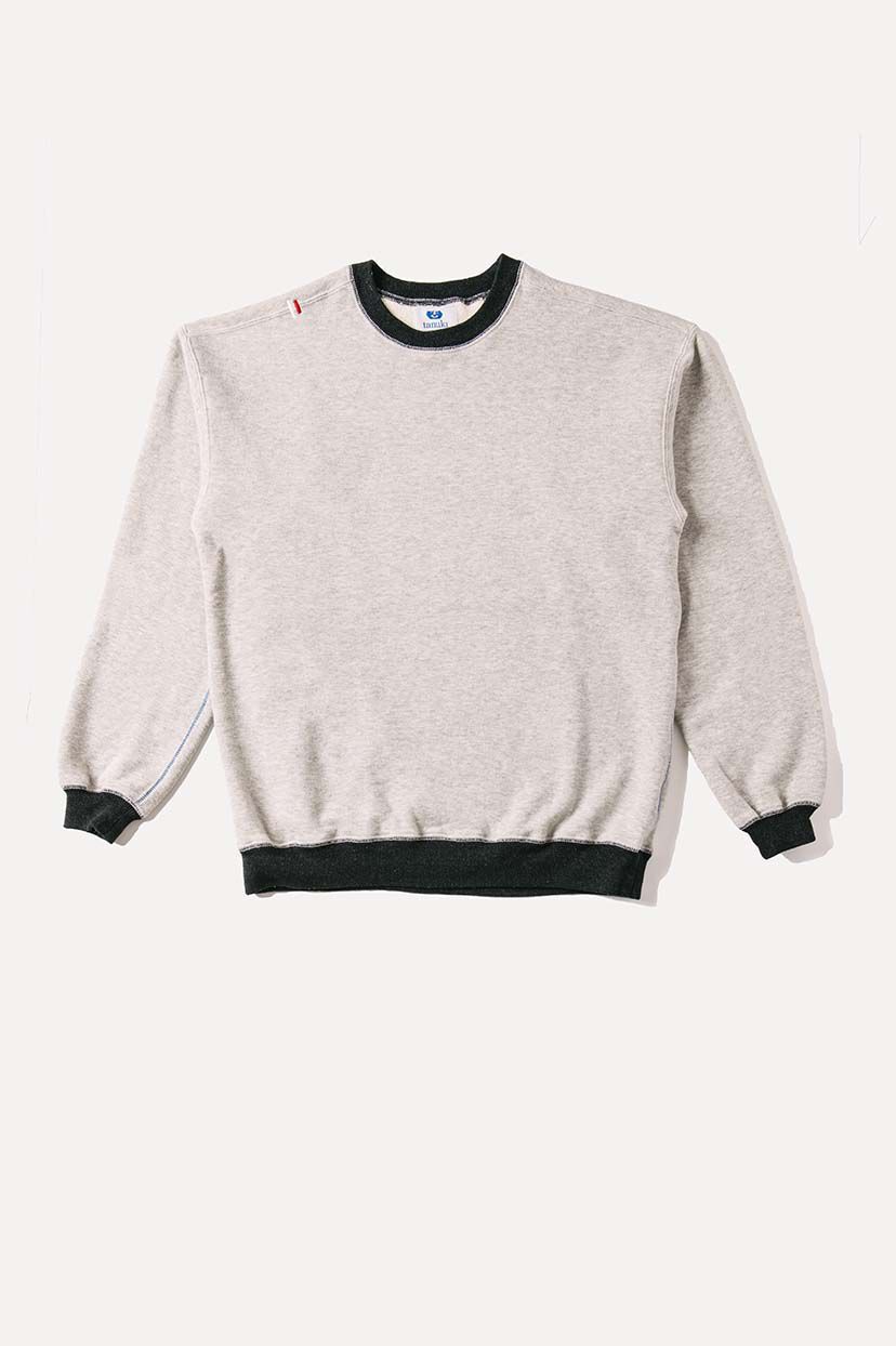 Buy ZU1104K Loopwheeled Tsuri-ami grey 