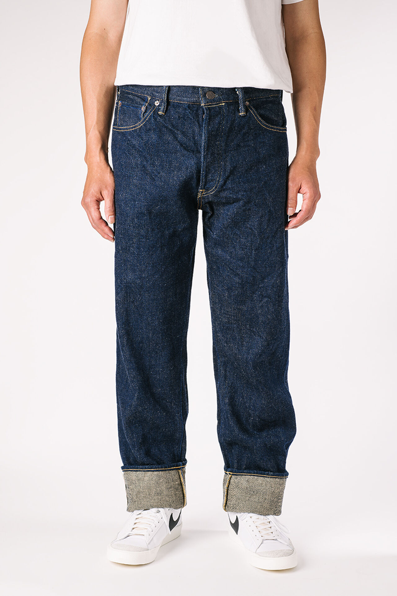 OTR ONI x TANUKI Collaboration 21.5oz Secret Denim Regular Jeans-One Wash-32,, large image number 0