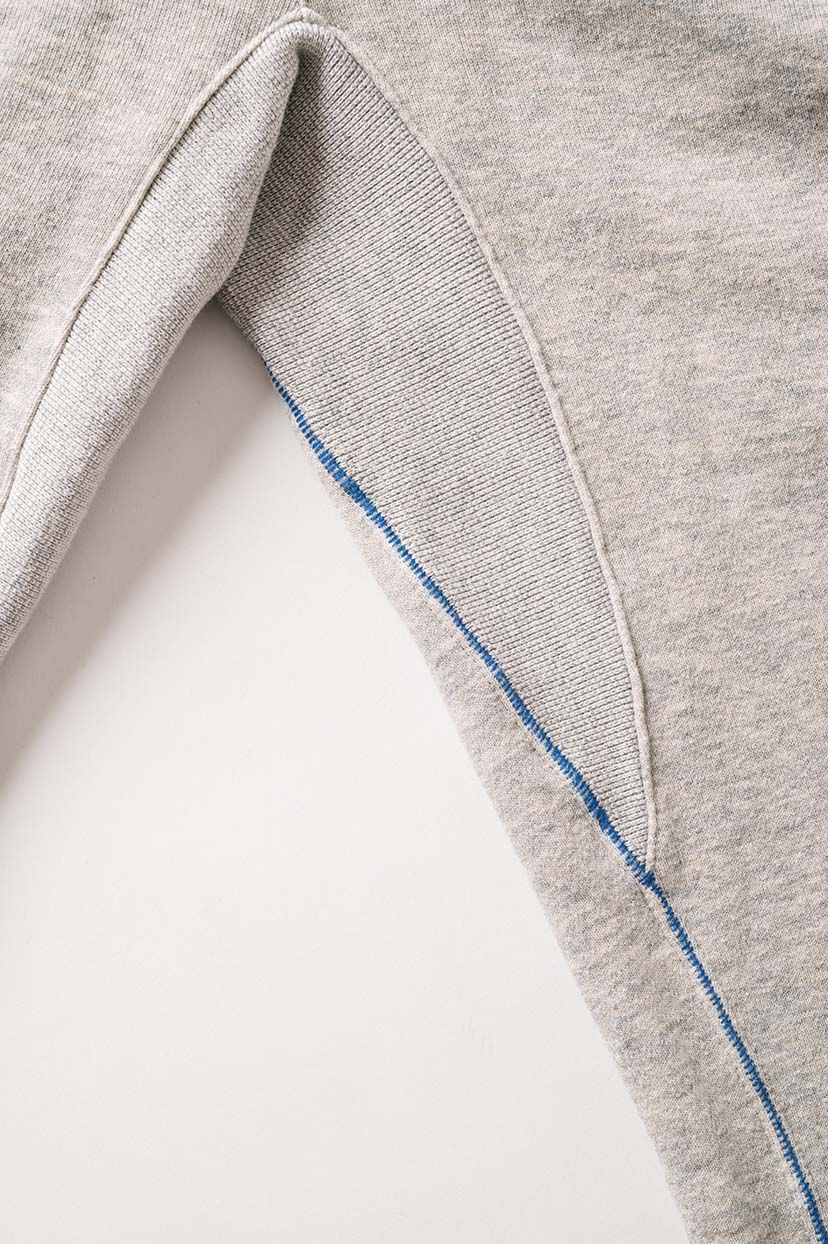 willfully deformation overlap sweat スエット Buy ZU9034SO Loopwheeled Tsuri-ami Grey 
