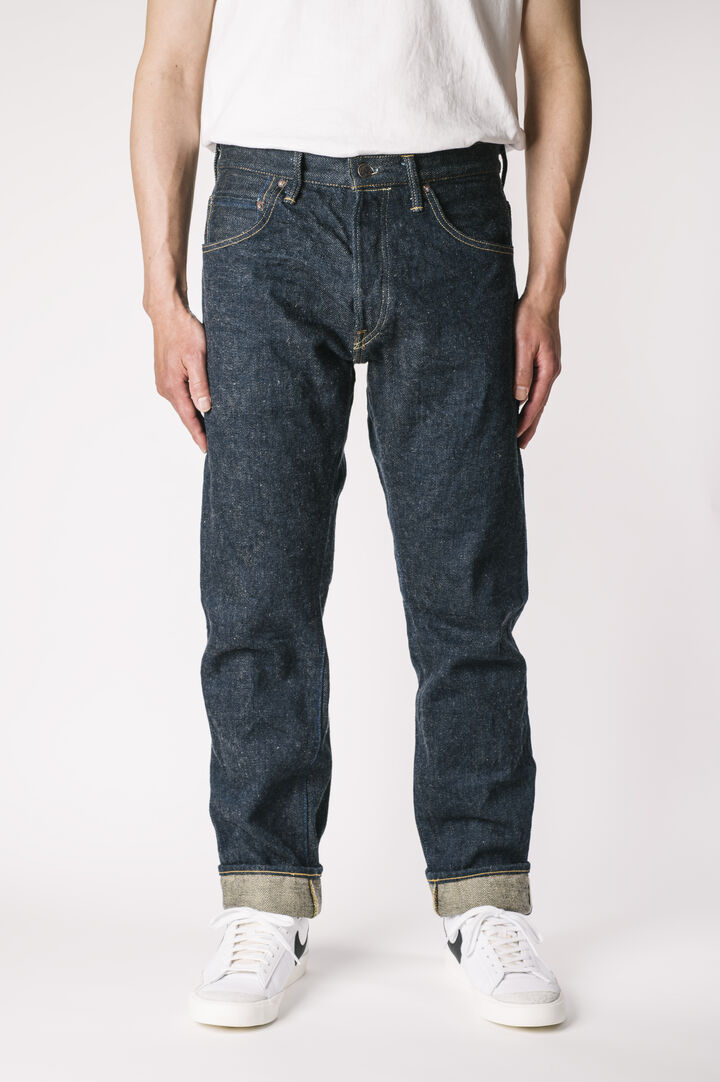 OTHT ONI x TANUKI コラボレーション 21.5oz シークレットデニムハイライズテーパードジーンズ