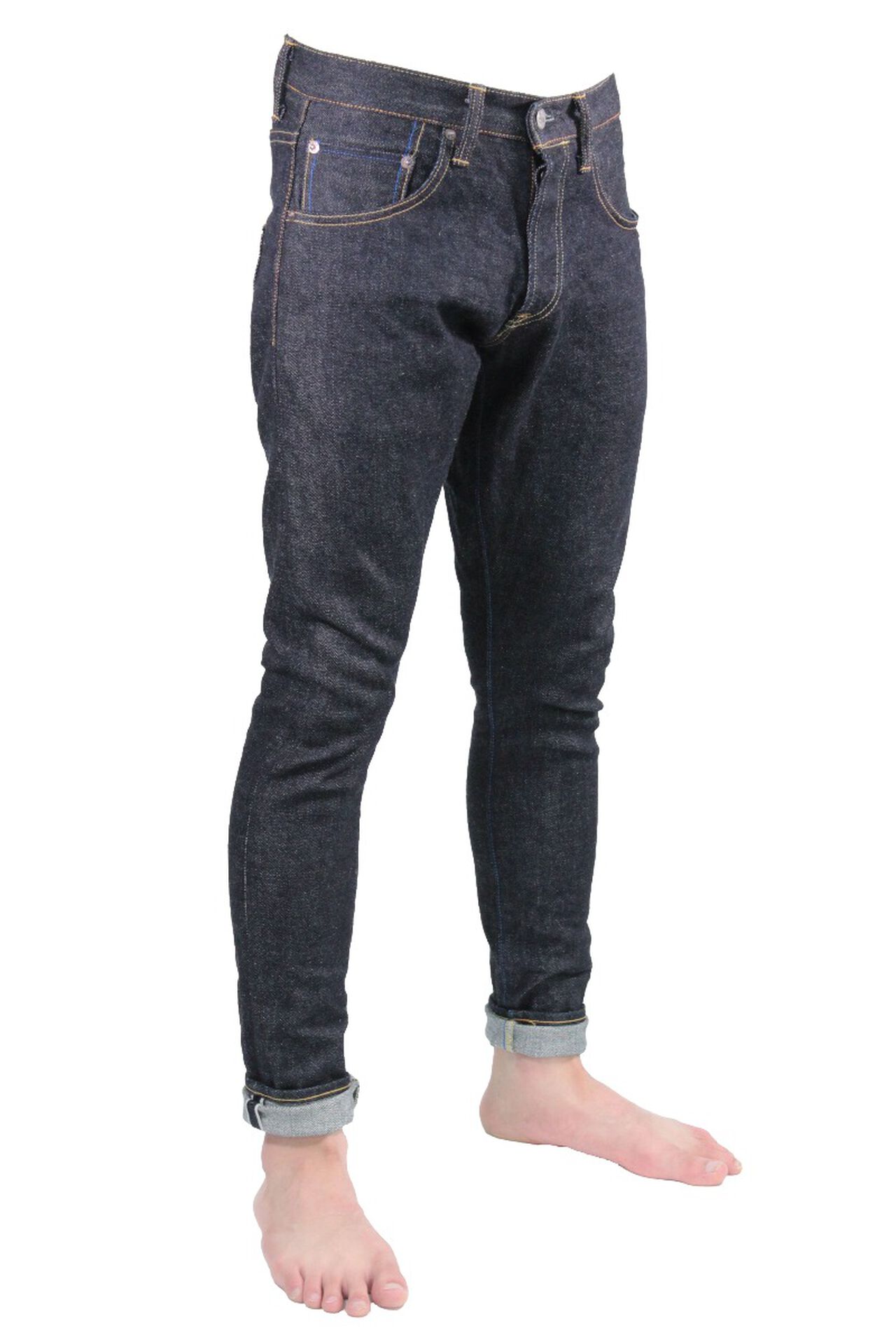 rSFU 15.5oz "FUUMA" Retro Sen Selvedge Street Tapered Jeans,, large image number 1