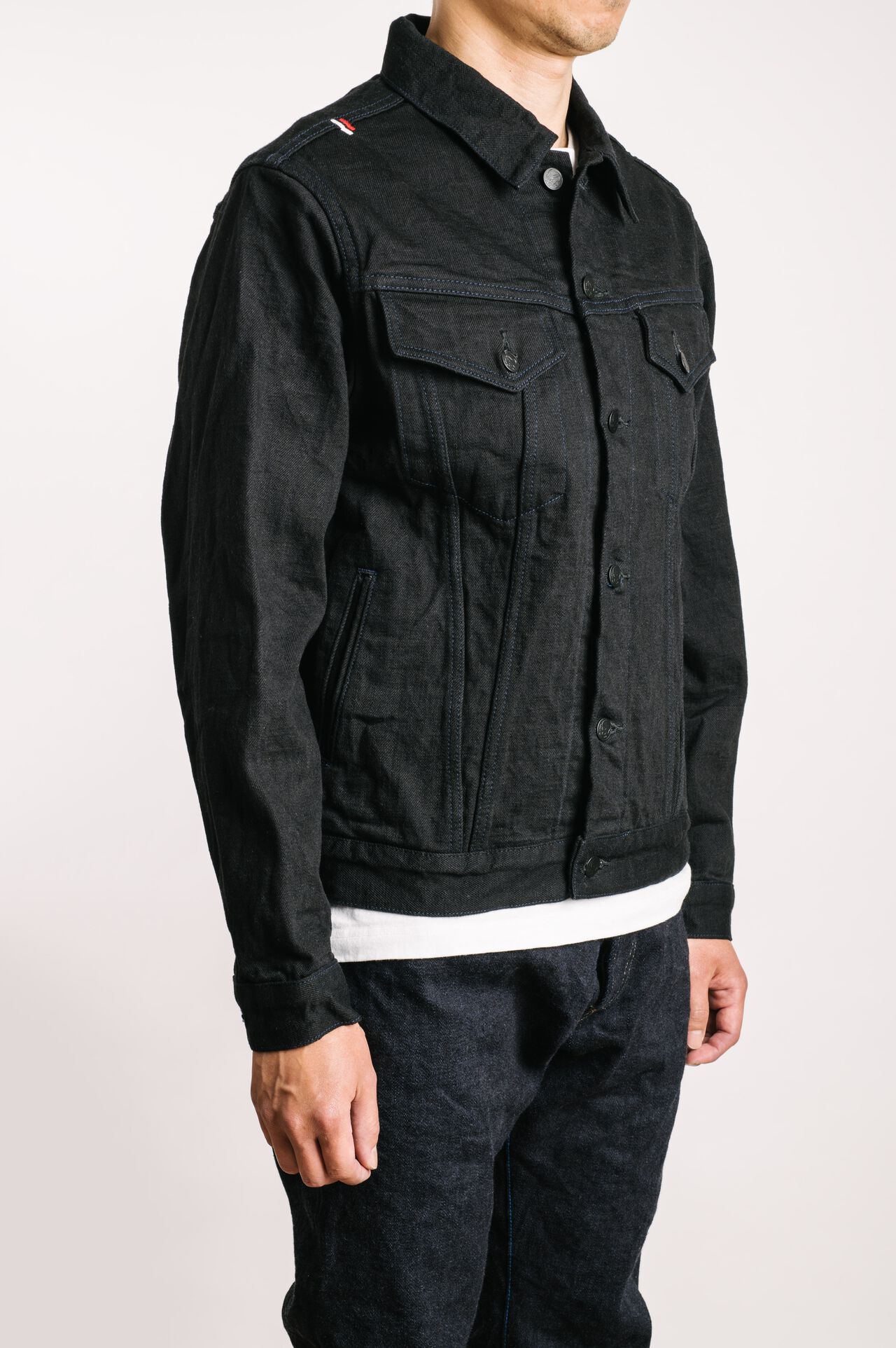 BKJKT3 15.5oz 3rd type Jacket with handwarmers-40-One Wash,, large image number 2
