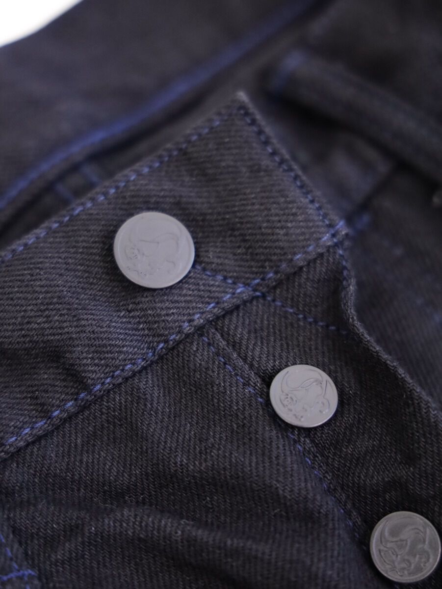 Buy BKHT 15.5oz Black Denim High Tapered for TWD 5715 | Tanuki