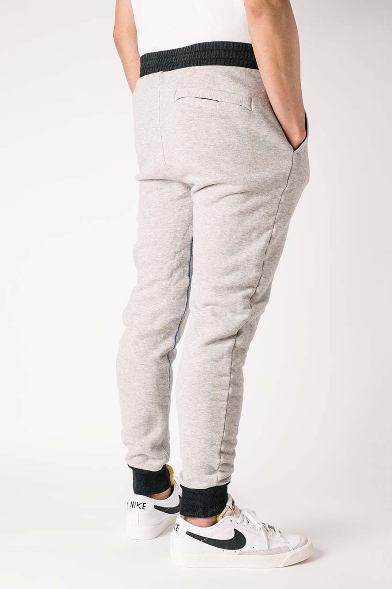 ZU9034SO Loopwheeled Tsuri-ami Grey "ZUIEN" Sweatpants,, large image number 4