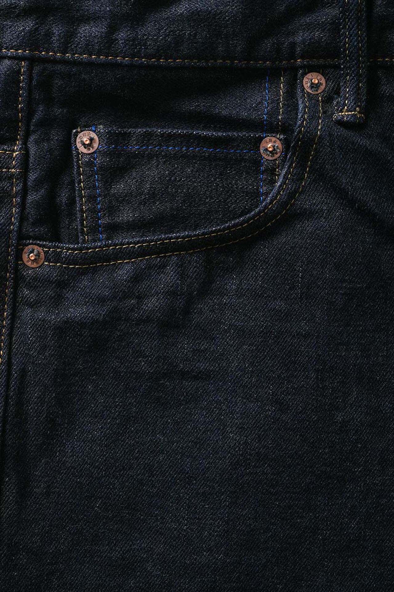 NSMT 16.5oz ナチュラルインディゴ"Yurai"スミクロオーバーダイテーパードジーンズ,, large image number 9