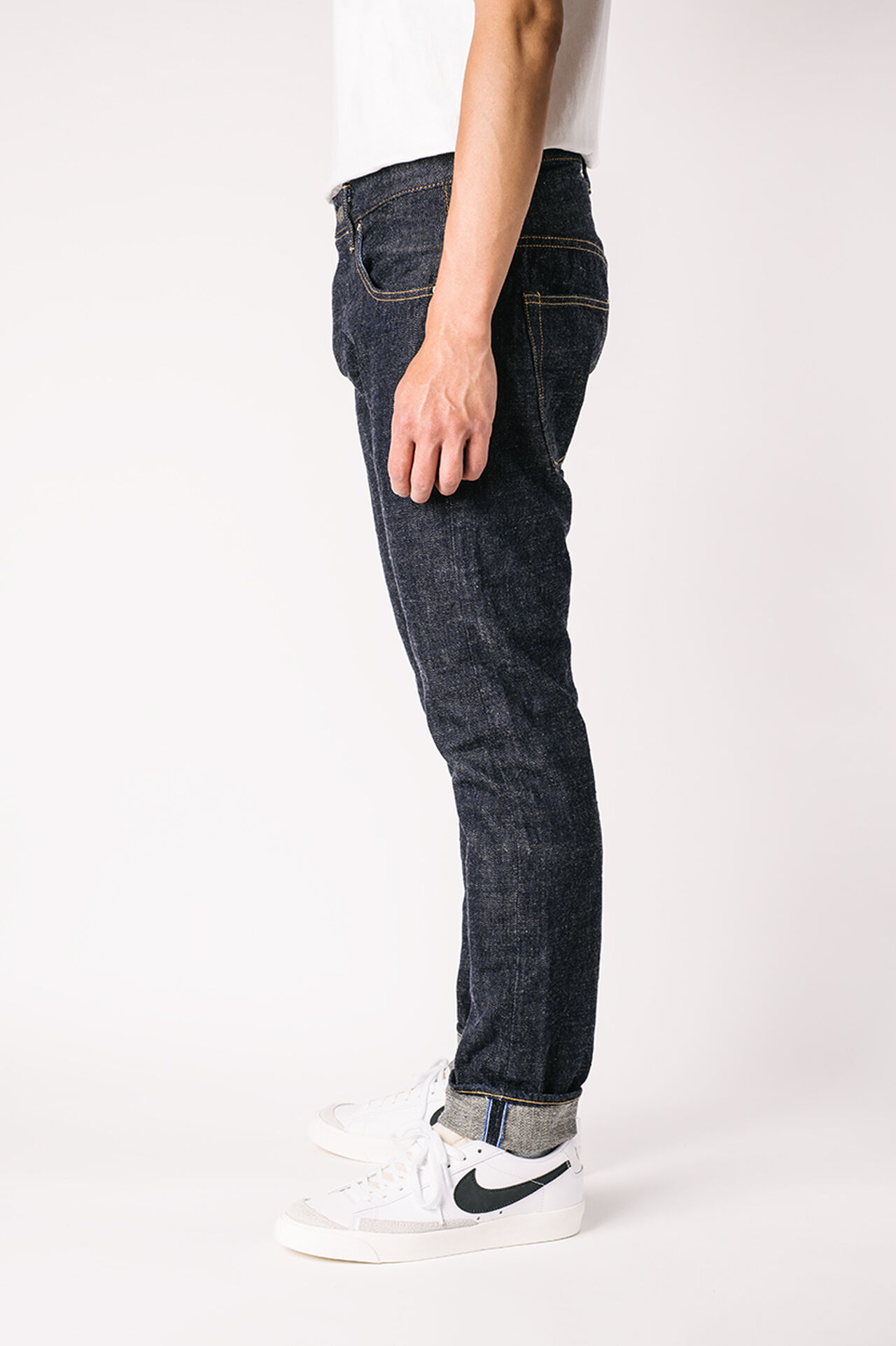 Z0830FU 14oz "FUUMA" Selvedge Street Tapered Jeans,, large image number 2