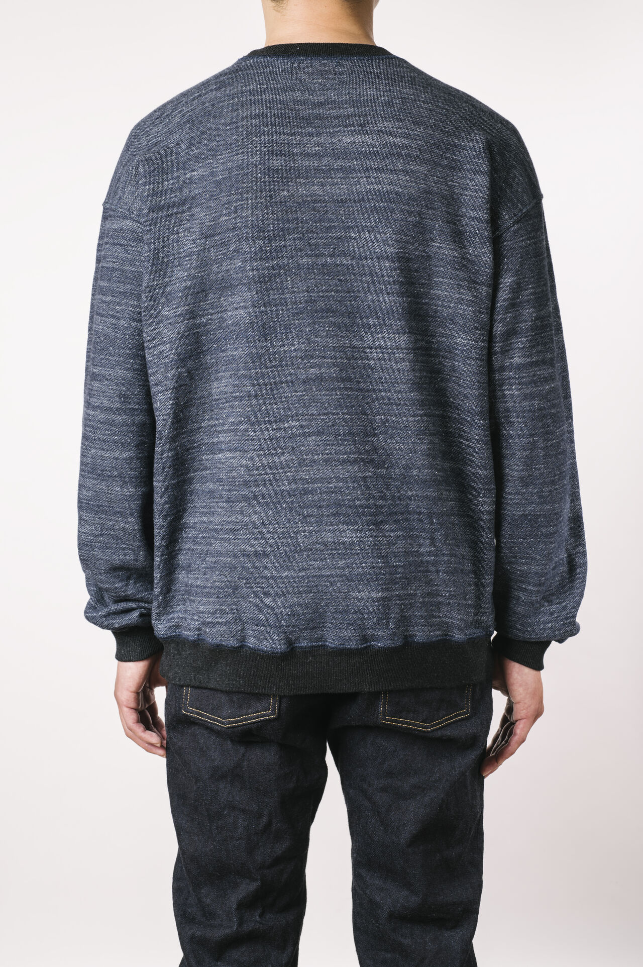 HY1716K "KUON" Indigo Sweatshirt,, large image number 1