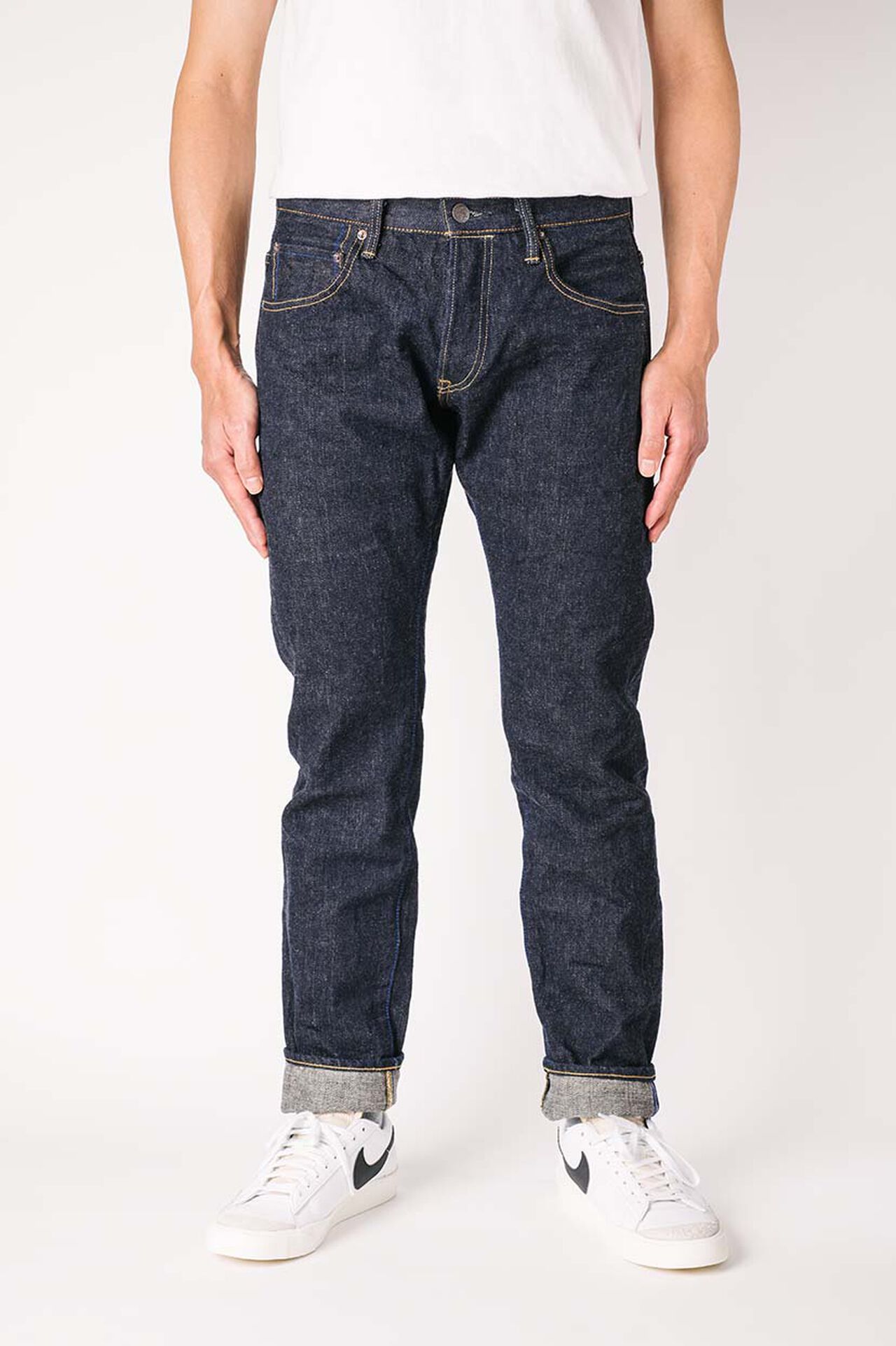 NT 16.5oz "Natural Indigo" Tapered Jeans-One Wash-32,, large image number 0