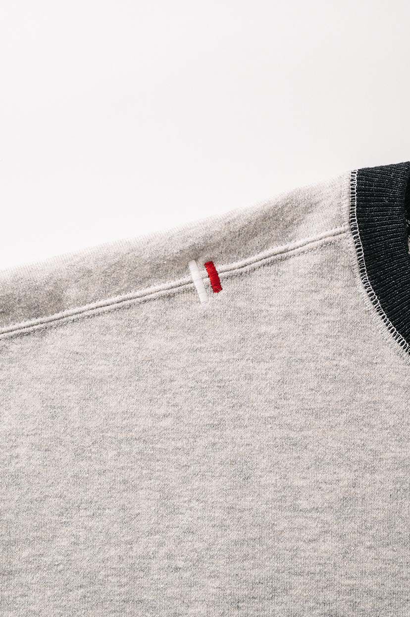 Buy ZU1104K Loopwheeled Tsuri-ami grey 