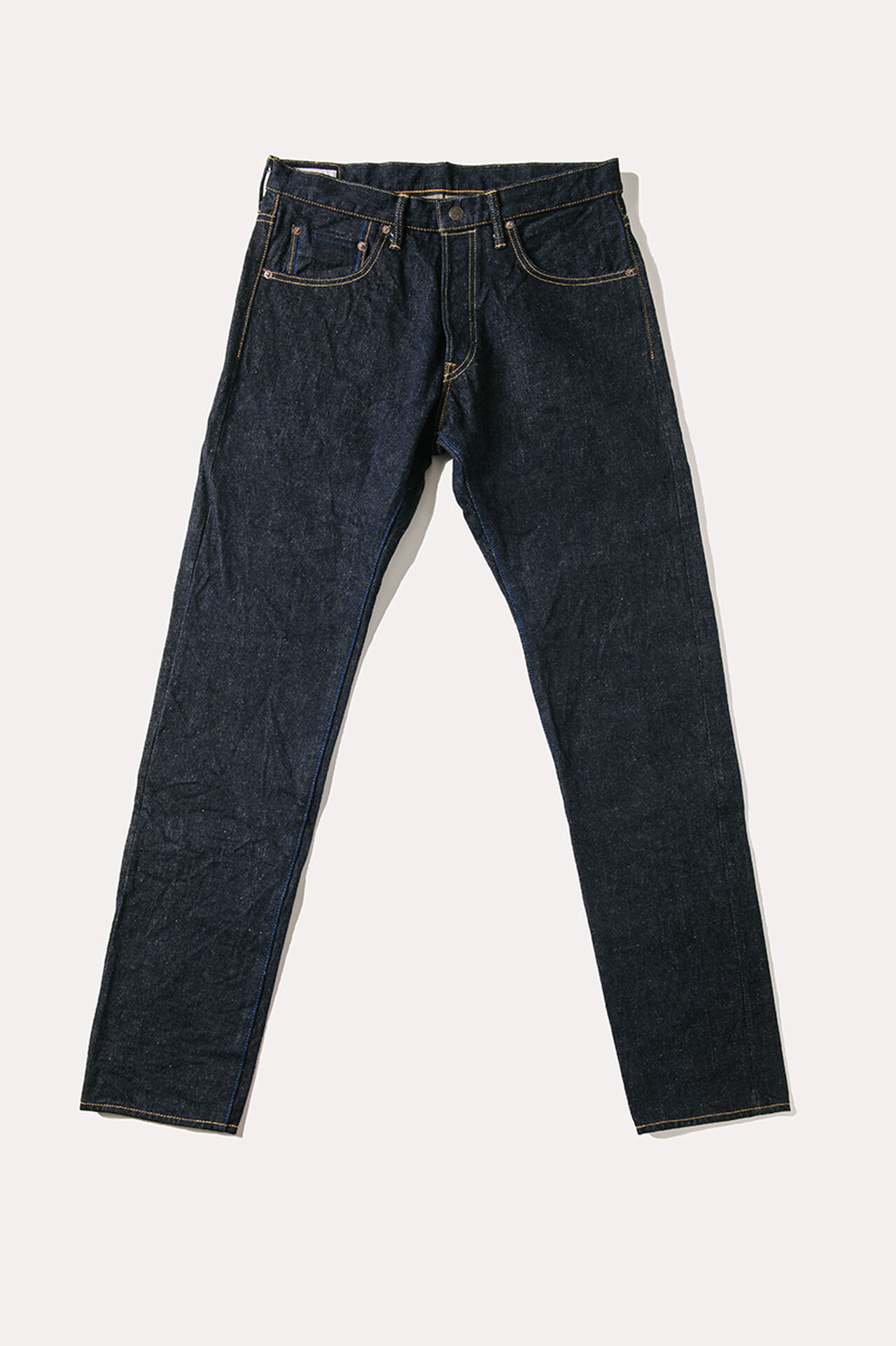 NHT 16.5oz "Natural Indigo" High Tapered Jeans image number 5